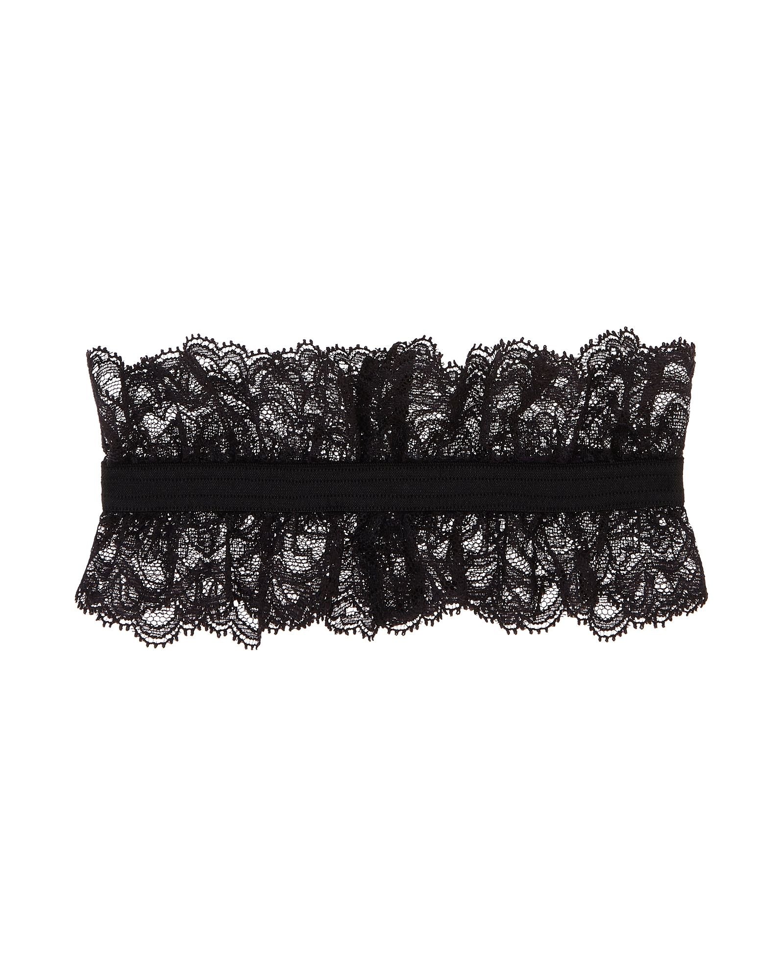 Journelle Anais Lace Garter in black
