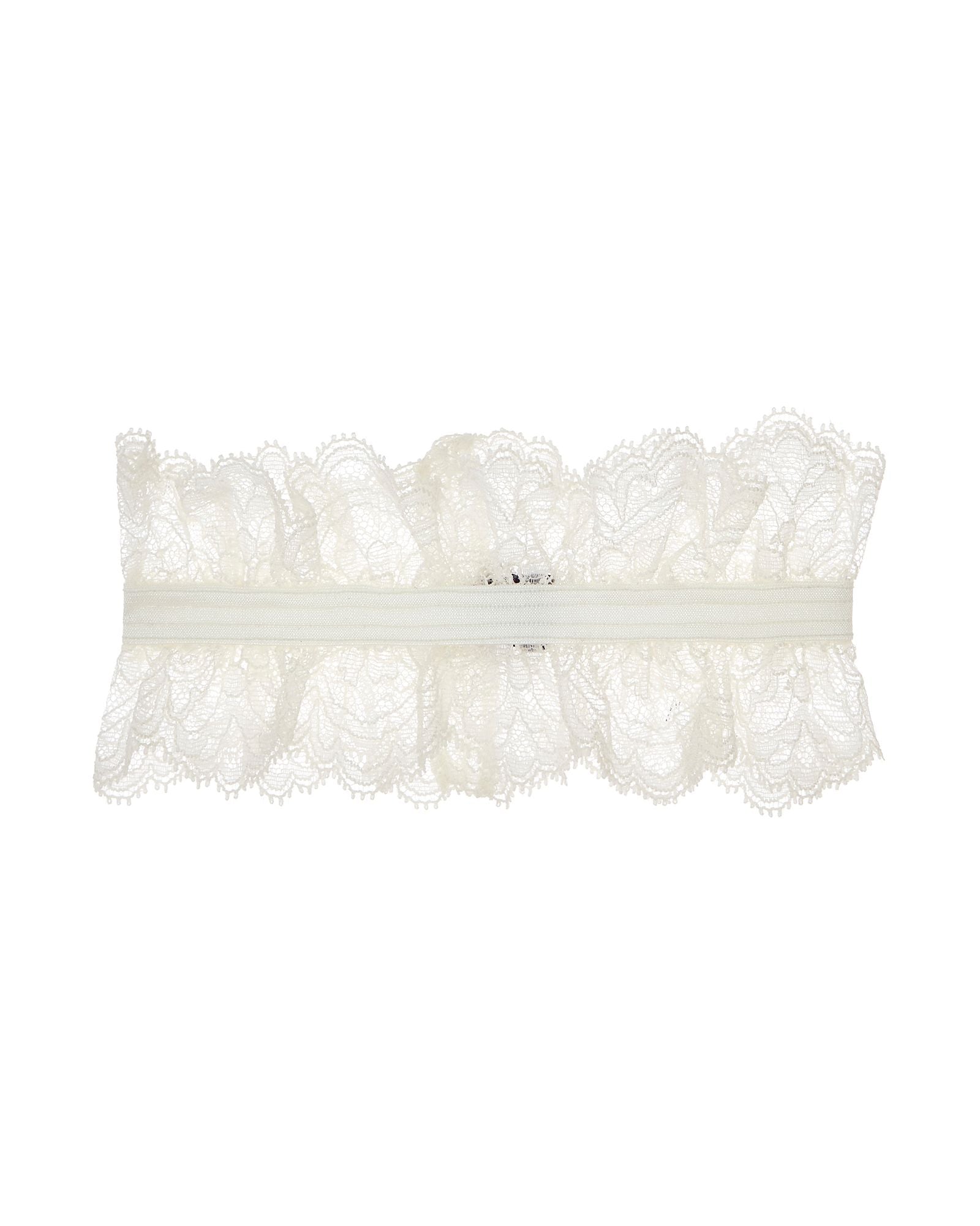Journelle Anais Lace Garter in white