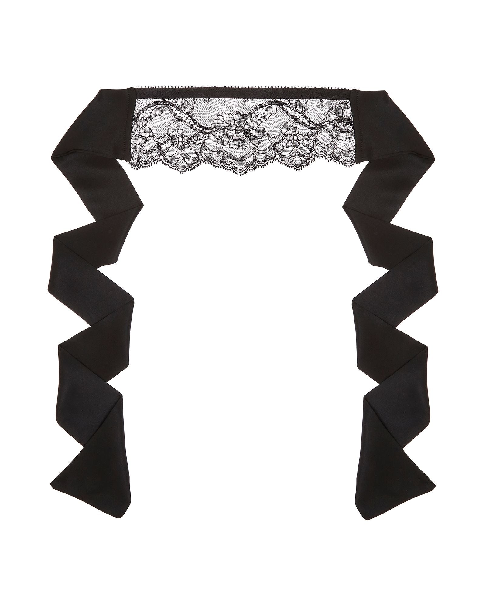 Journelle Anais Lace Eye Mask in black