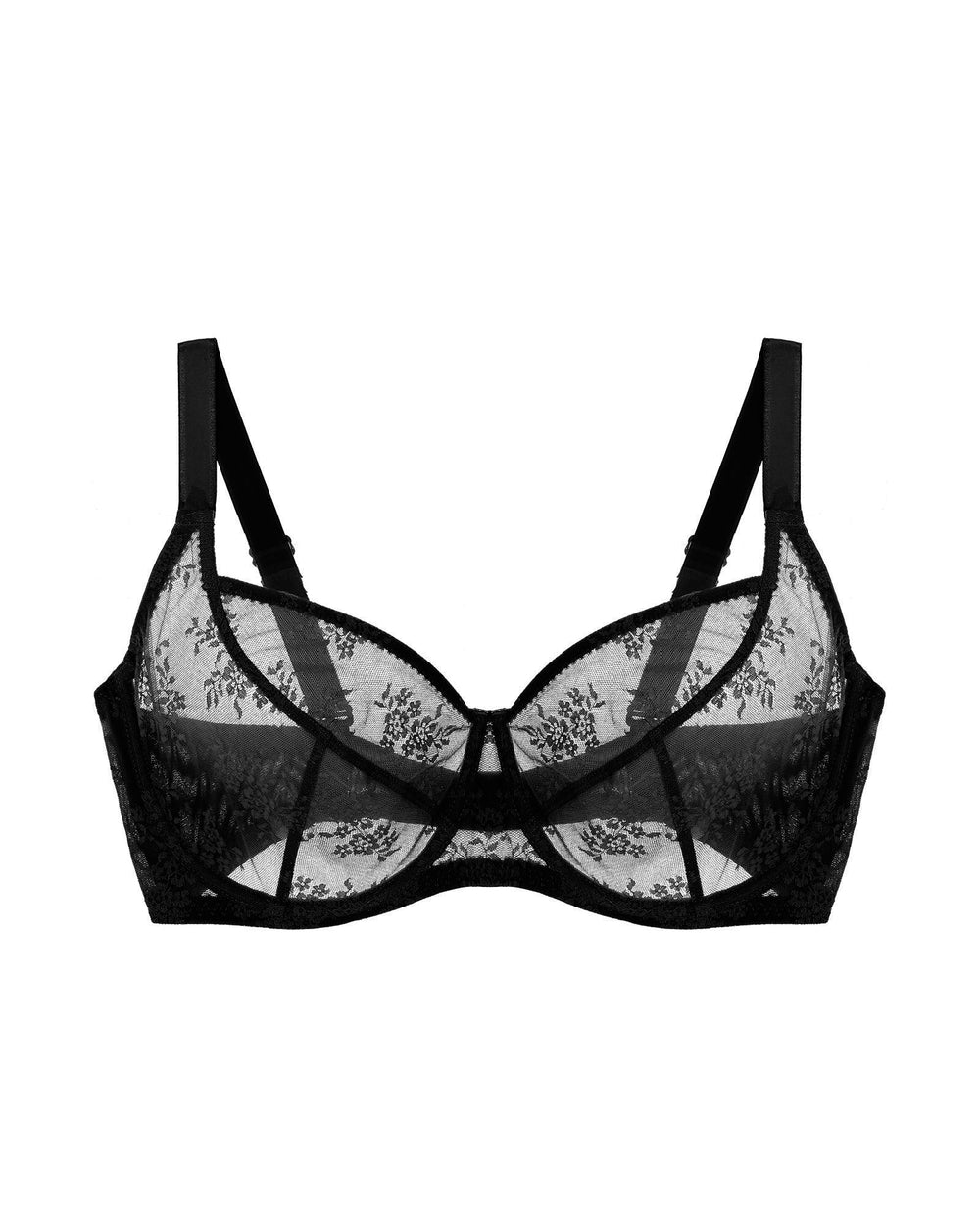 Journelle Romy 3 Part Full Cup Bra in black