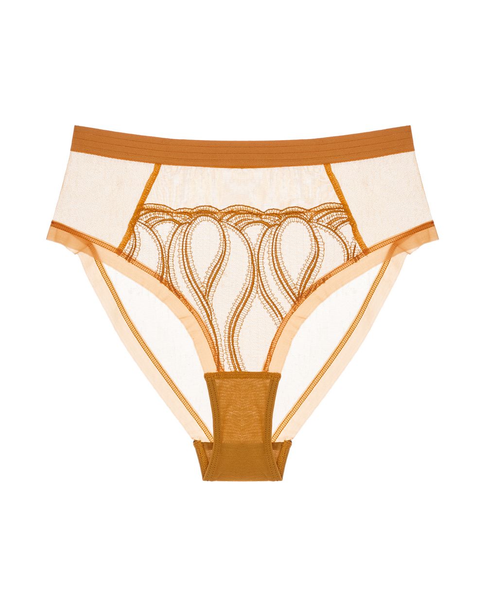 The Underargument For Insecurities Against Self Doubt Highwaist Brief in yellow