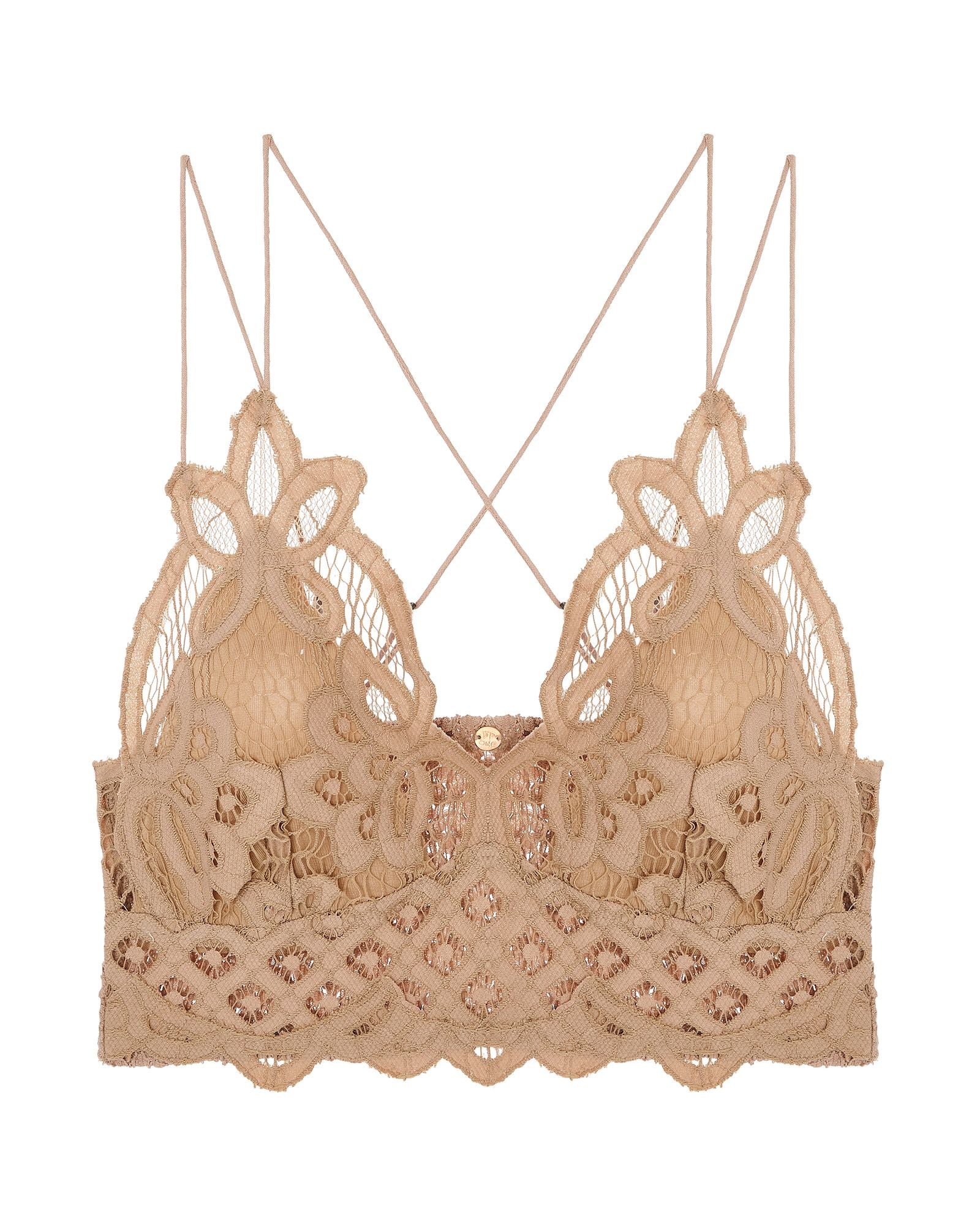 Free People Intimately FP Adella Bralette in beige