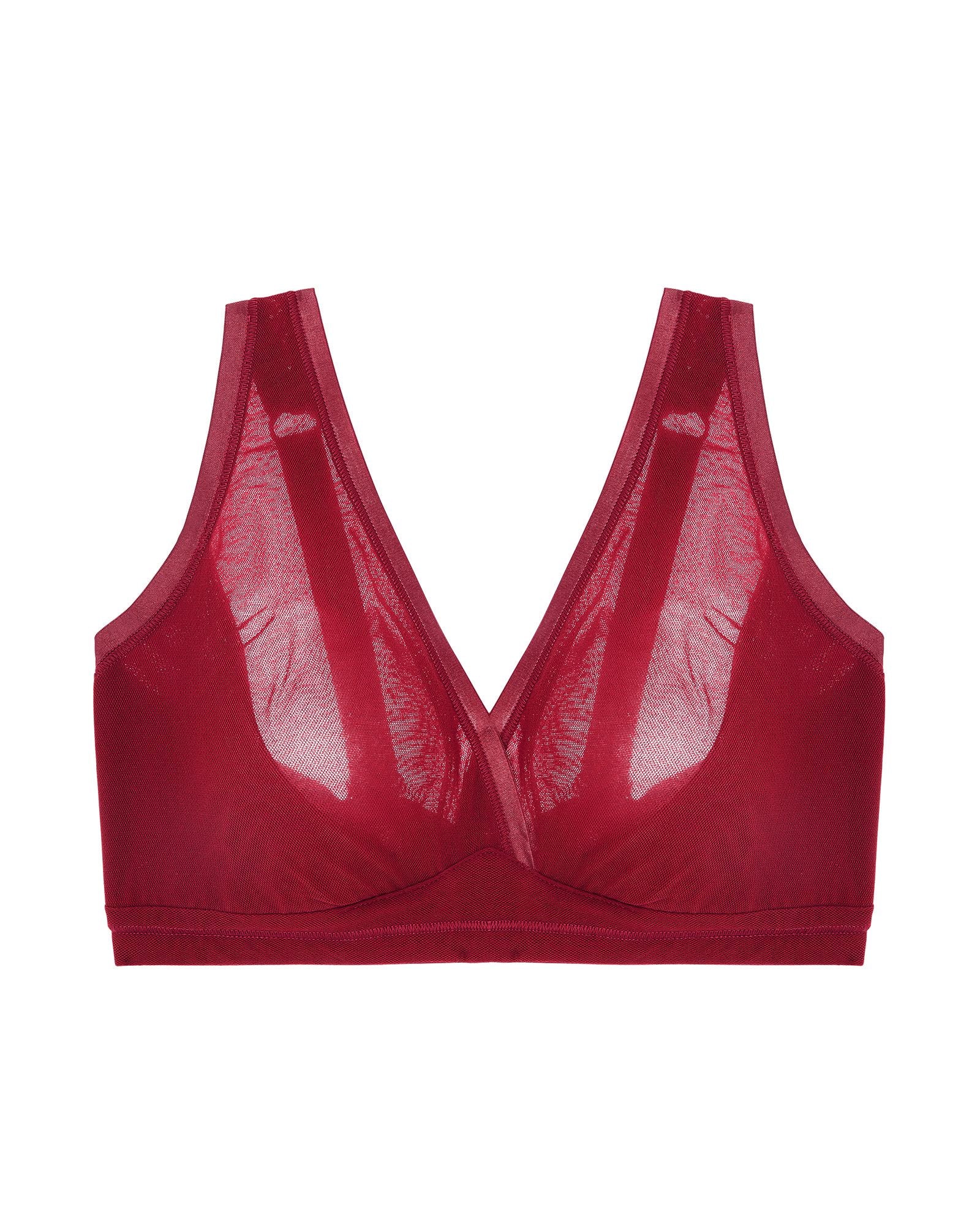 Cosabella Soire Confidence Curvy Bralette in red