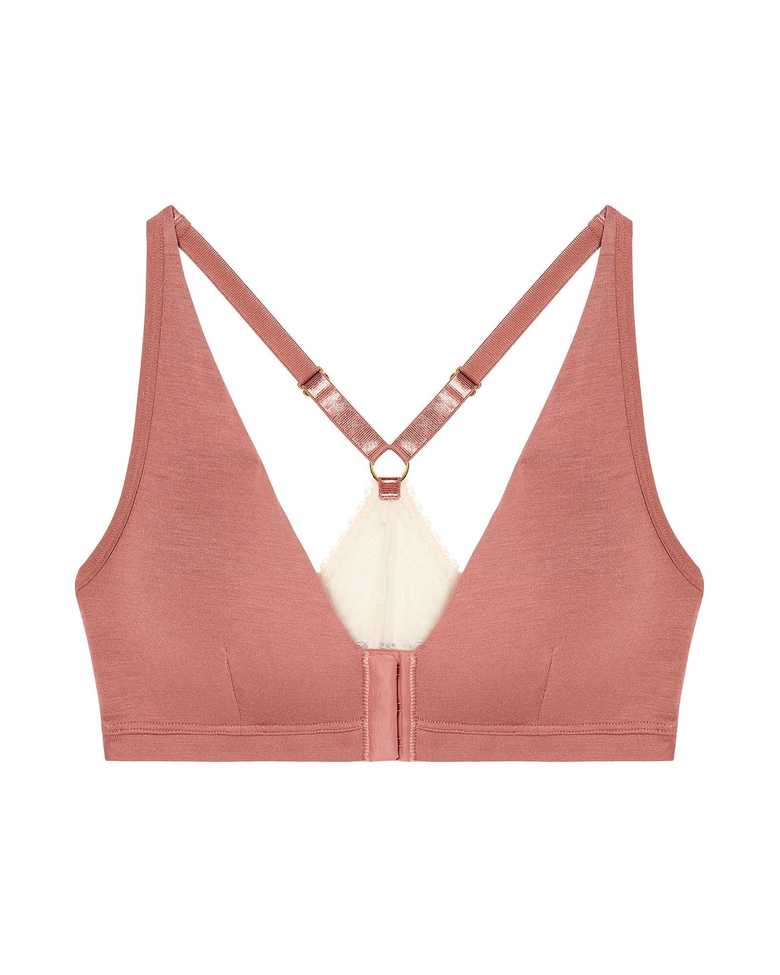 AnaOno Melissa Pocketed Racerback Bra in pink