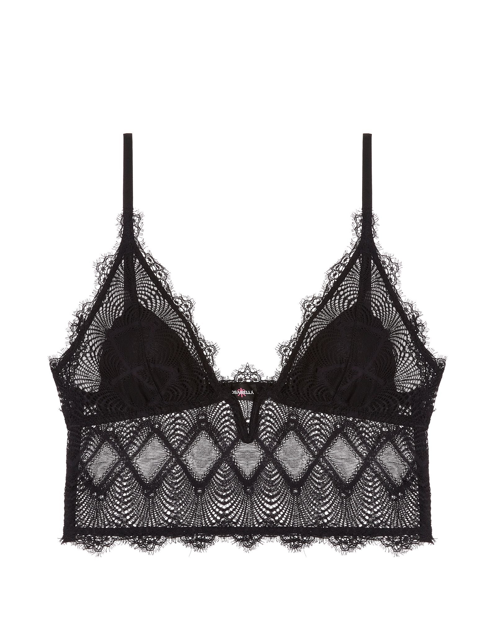 Cosabella Allure Crop Cami in black