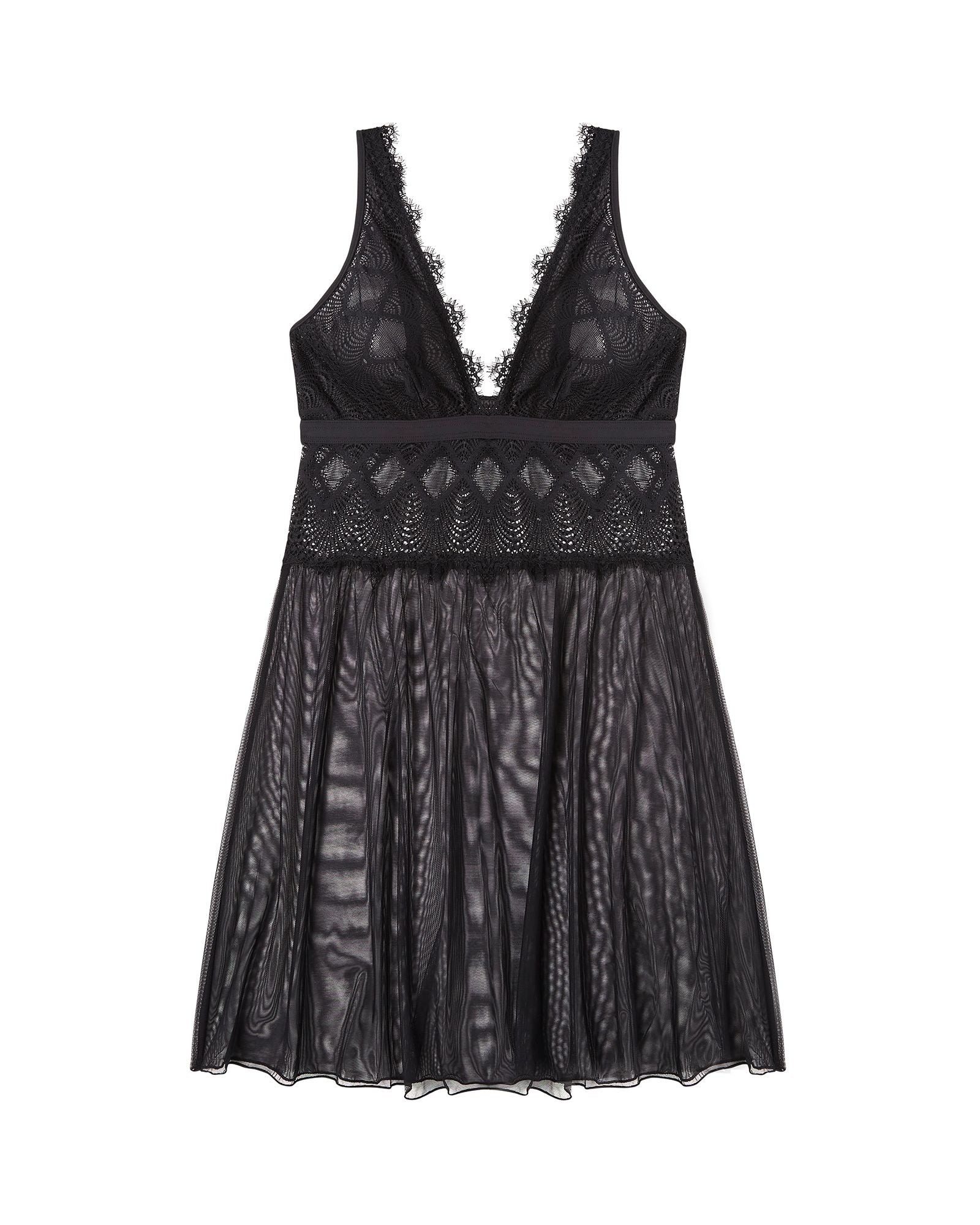 Cosabella Allure Babydoll in black