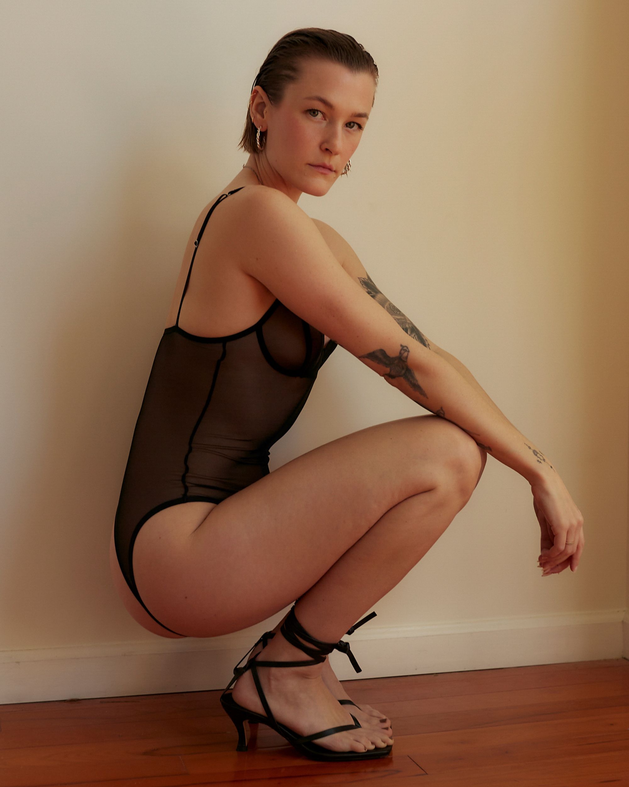 Only Hearts Whisper Balconette Coucou Body in black