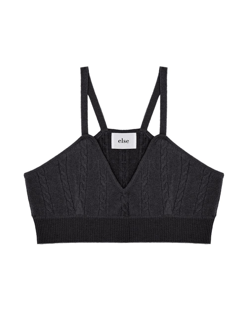 Else Cashmere Bralette in black