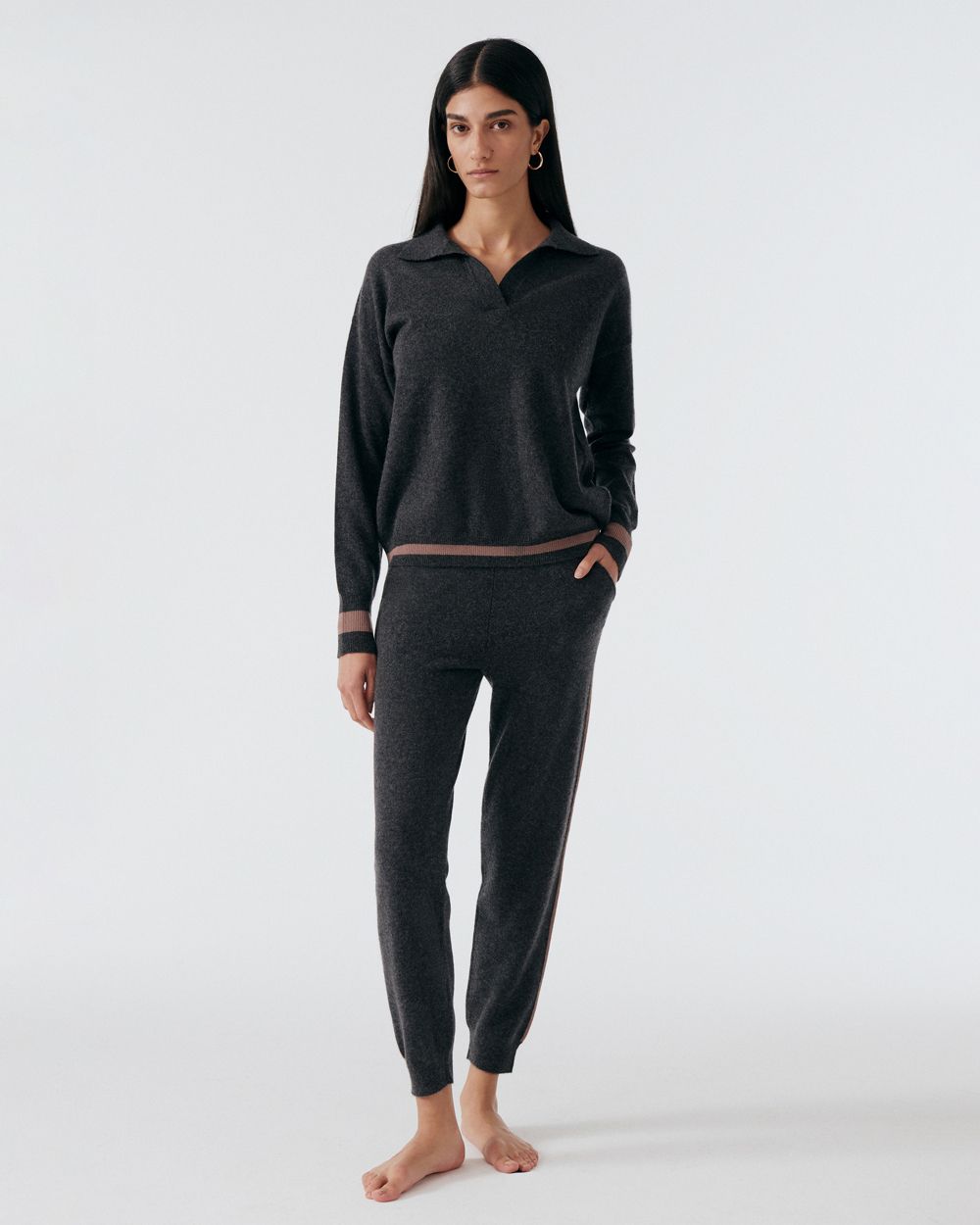 Else Cashmere Pants in gray