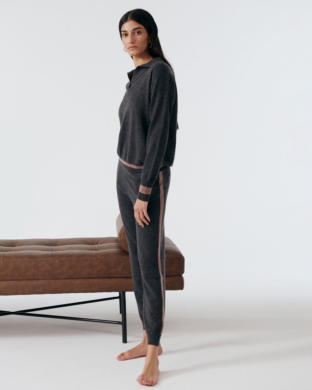 Else Cashmere Pants in gray