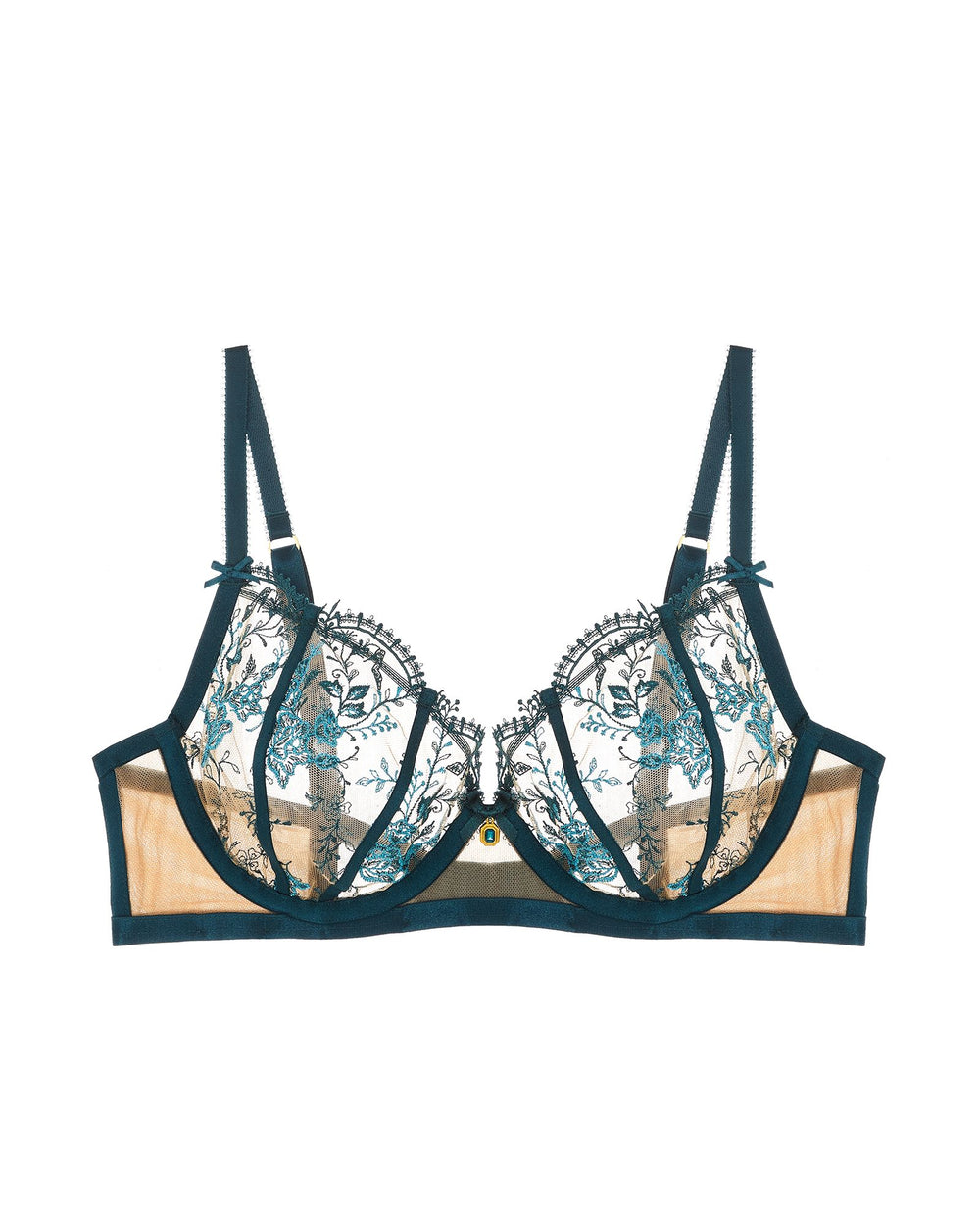 Dita Von Teese Femmoiselle Underwire Bra in green
