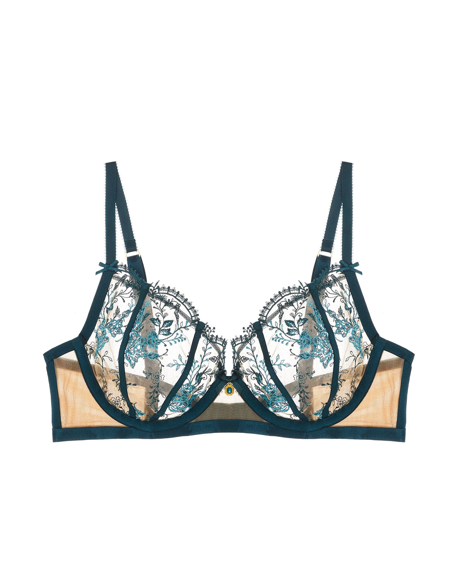 Dita Von Teese Femmoiselle Underwire Bra in green