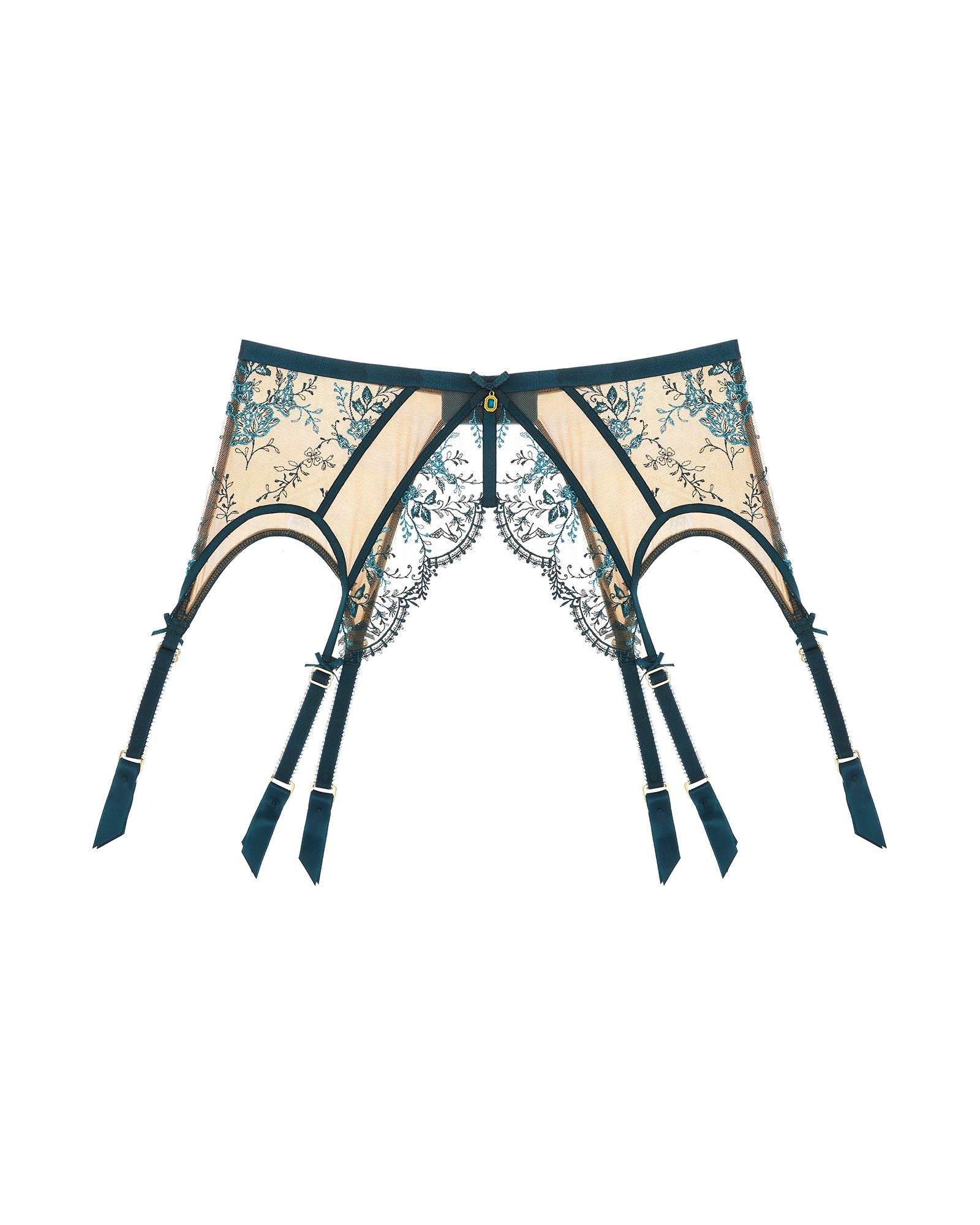 Dita Von Teese Femmoiselle Suspender in green