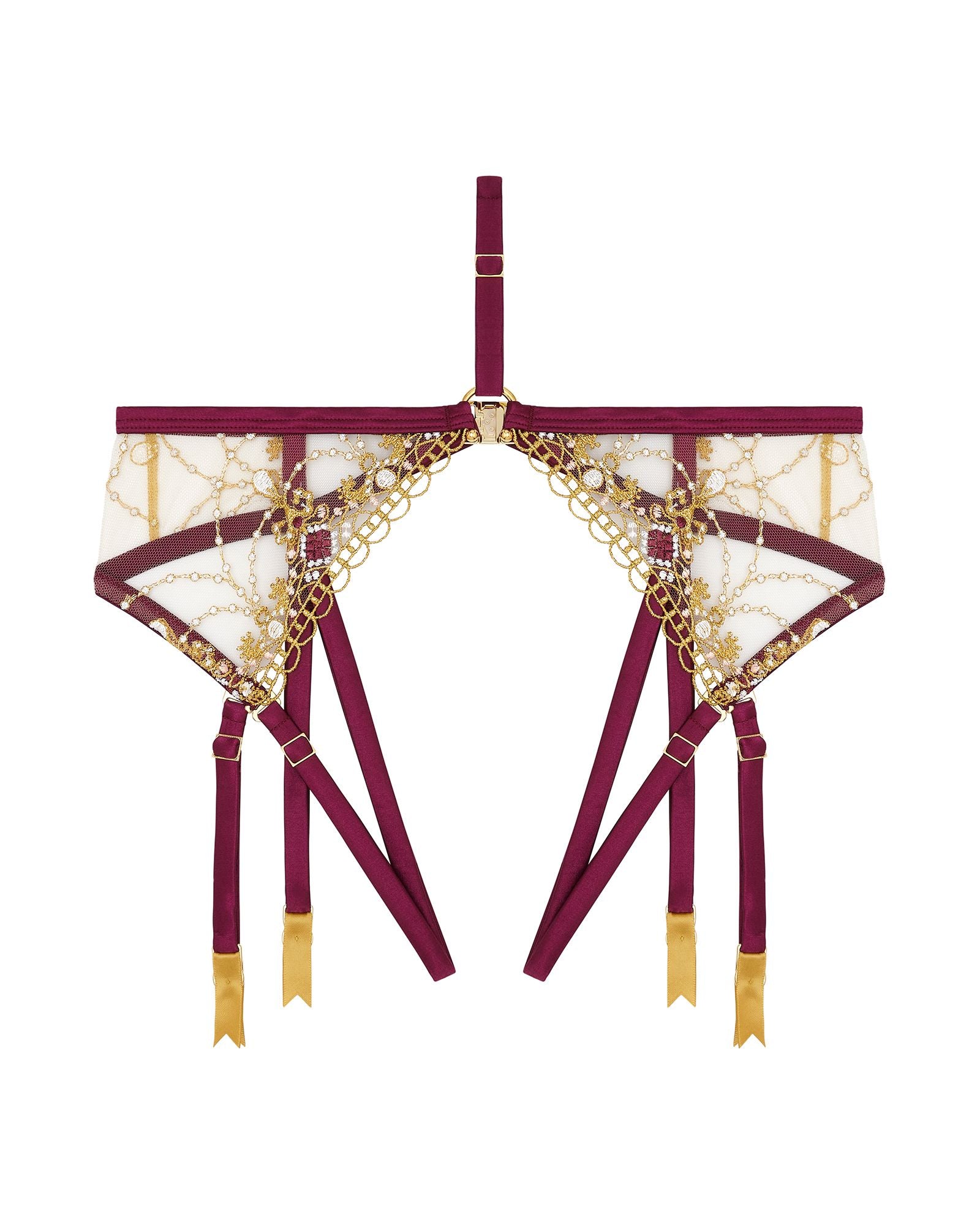 Studio Pia Matilda Harness Suspender in purple