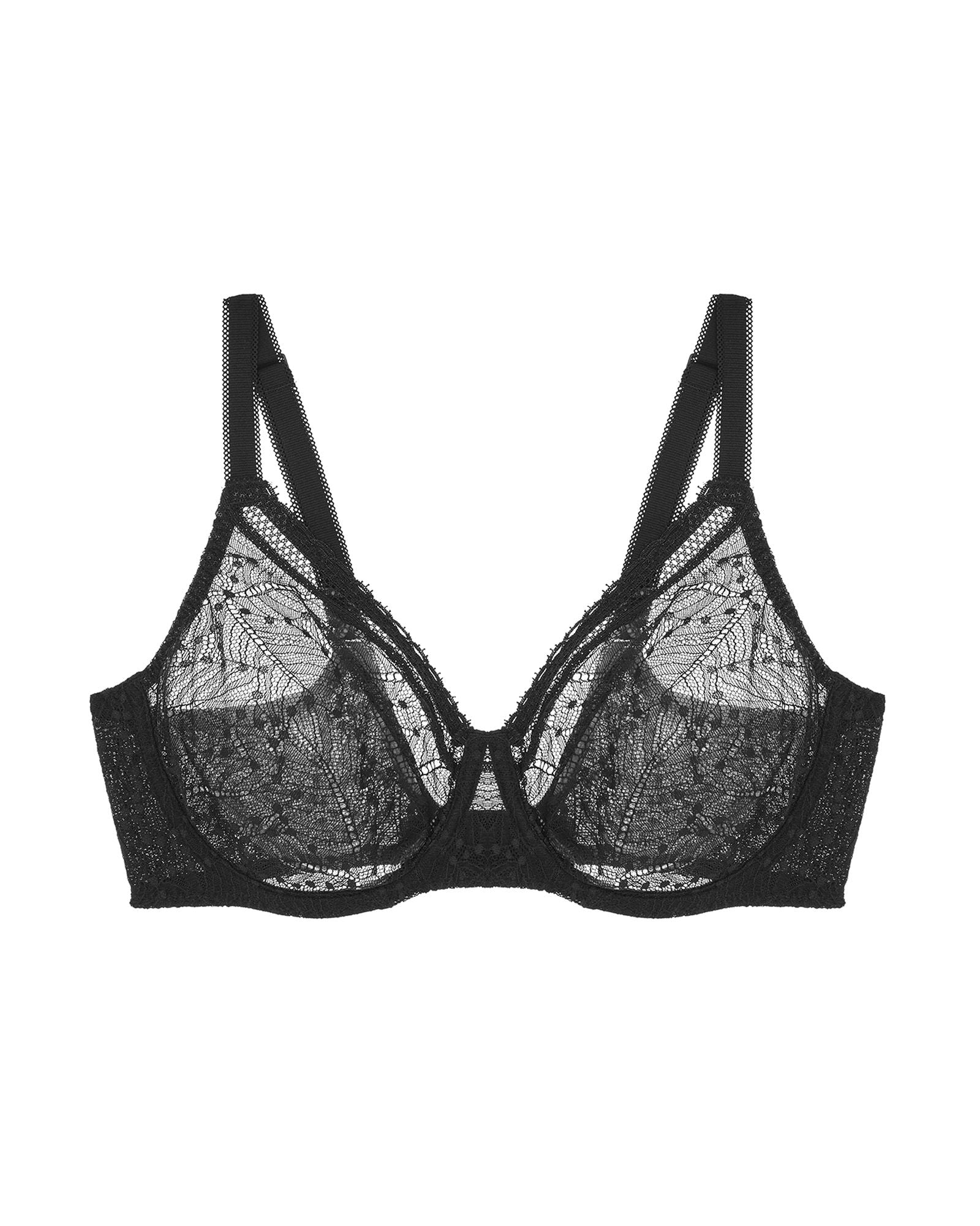 Simone Perele Comete Plunging Molded Underwire Bra in black