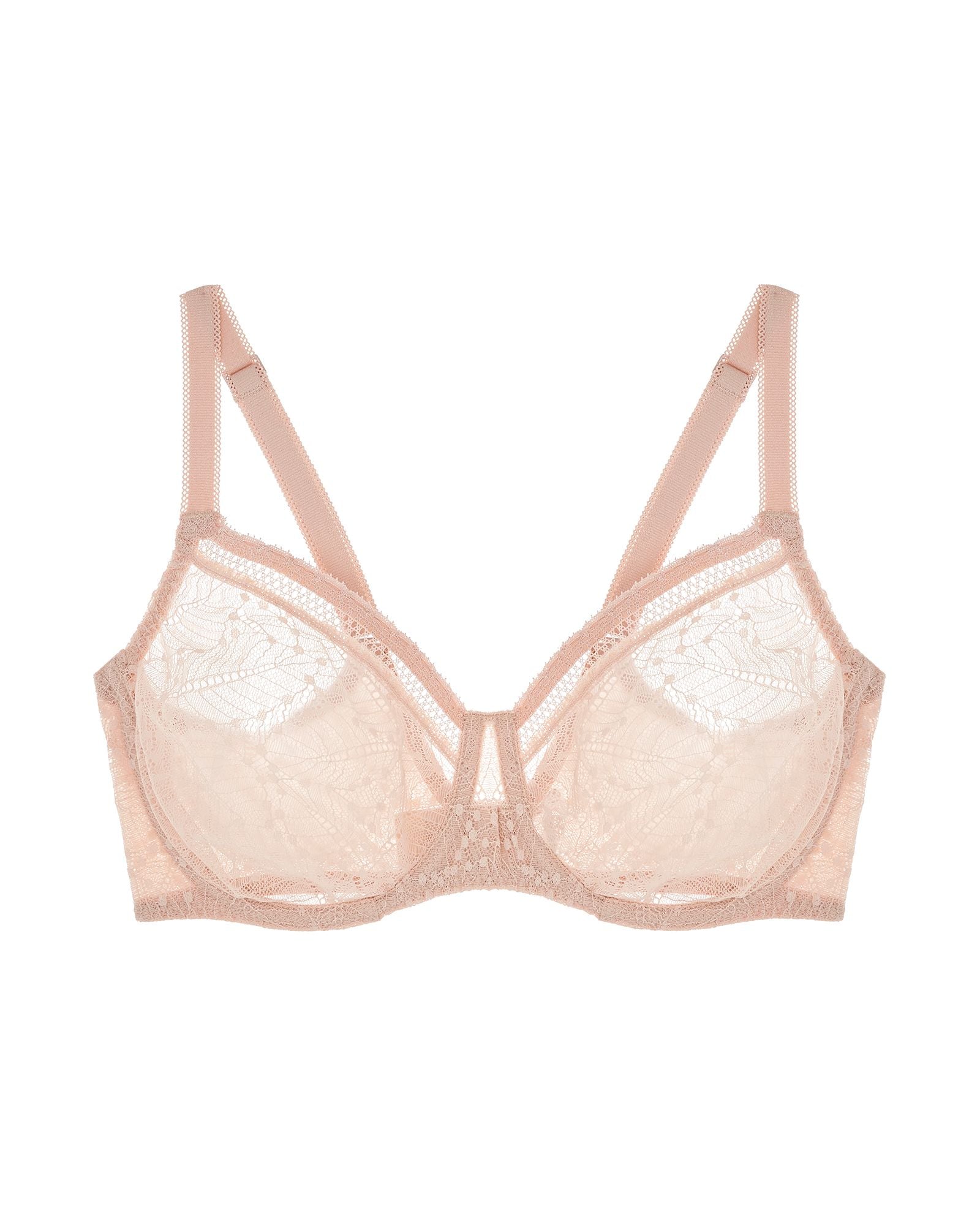 Simone Perele Comete Plunging Molded Underwire Bra in pink