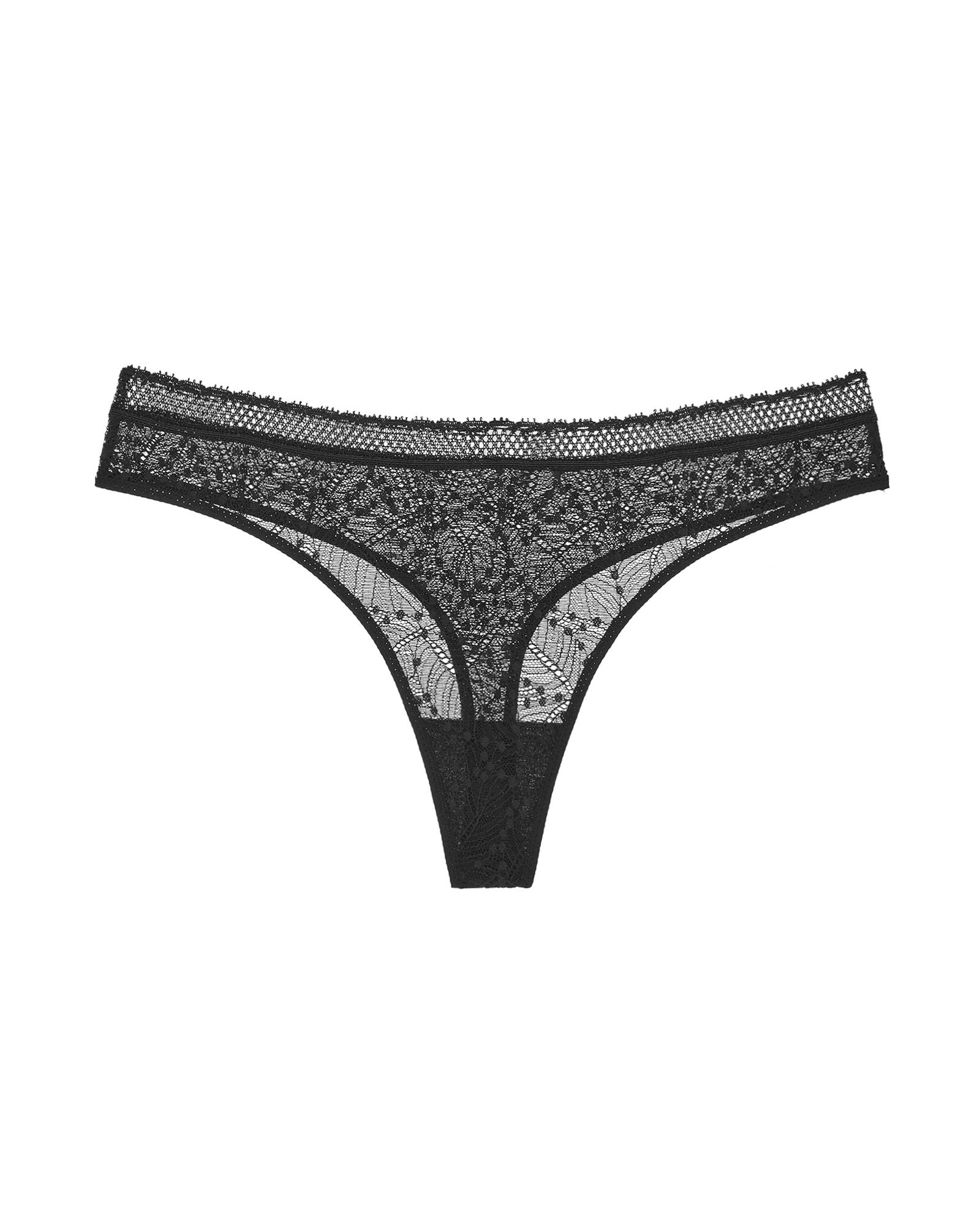 Simone Perele Comete Tanga in black