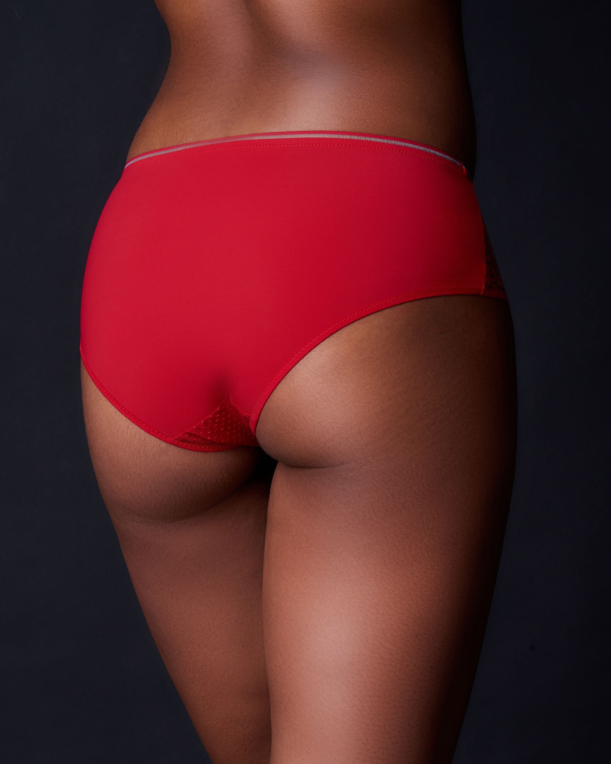 Simone Perele Bloom Boyshort in red