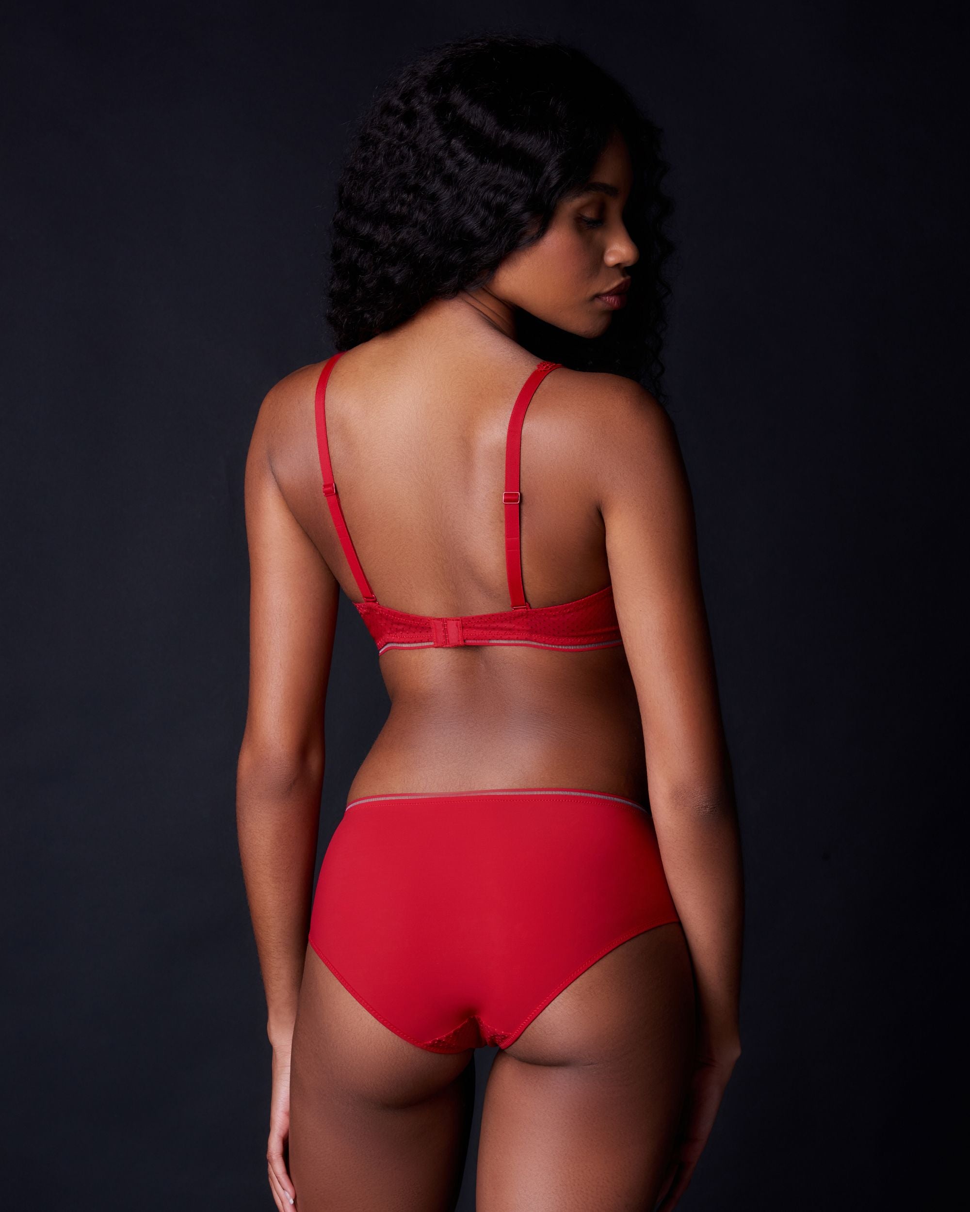 Simone Perele Bloom Boyshort in red