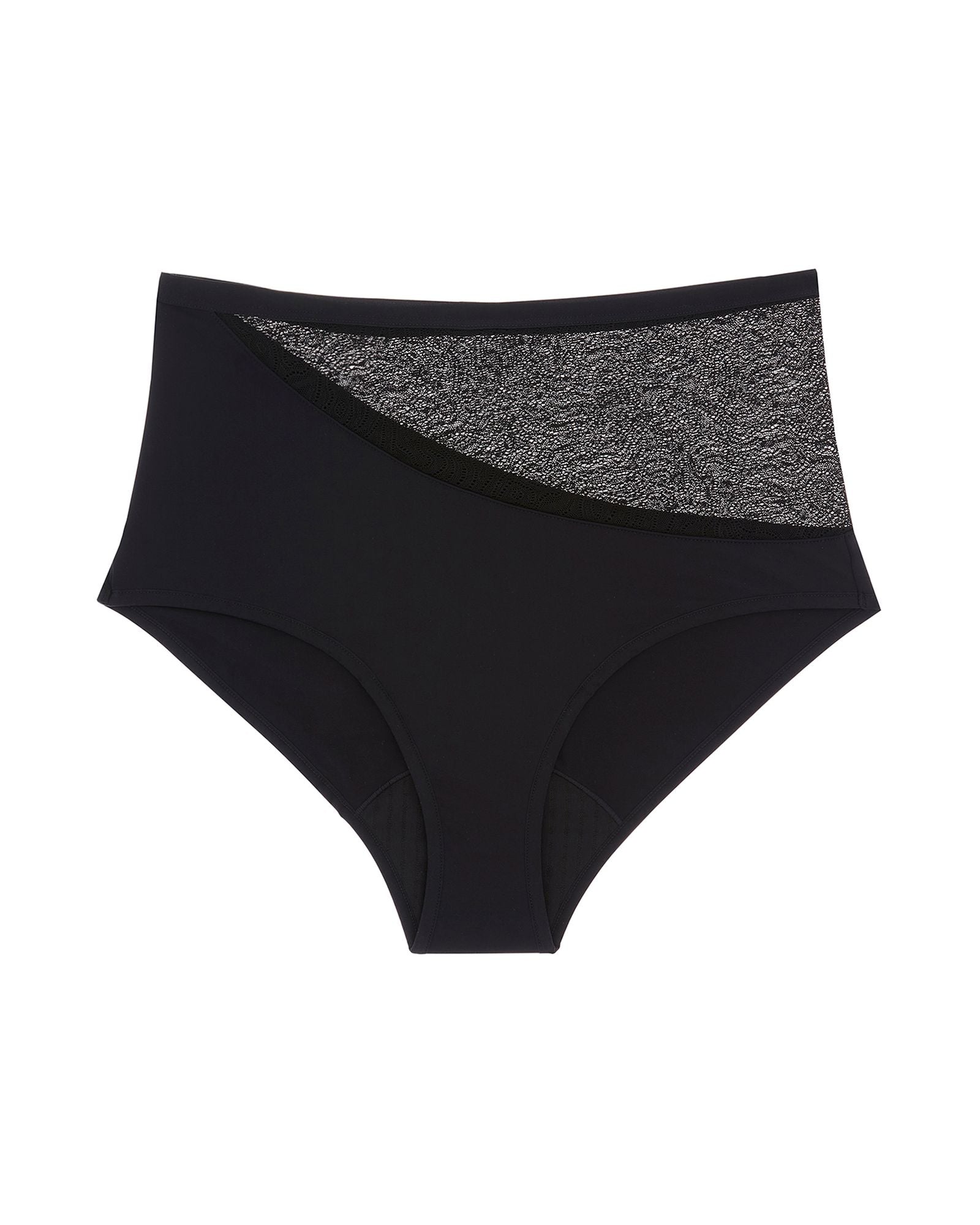 Saalt Leakproof High Waist Brief in black