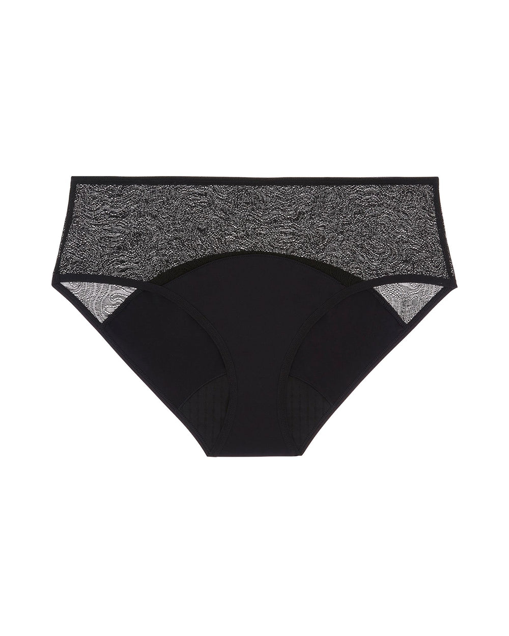 Saalt Leakproof Lace Hipster in black