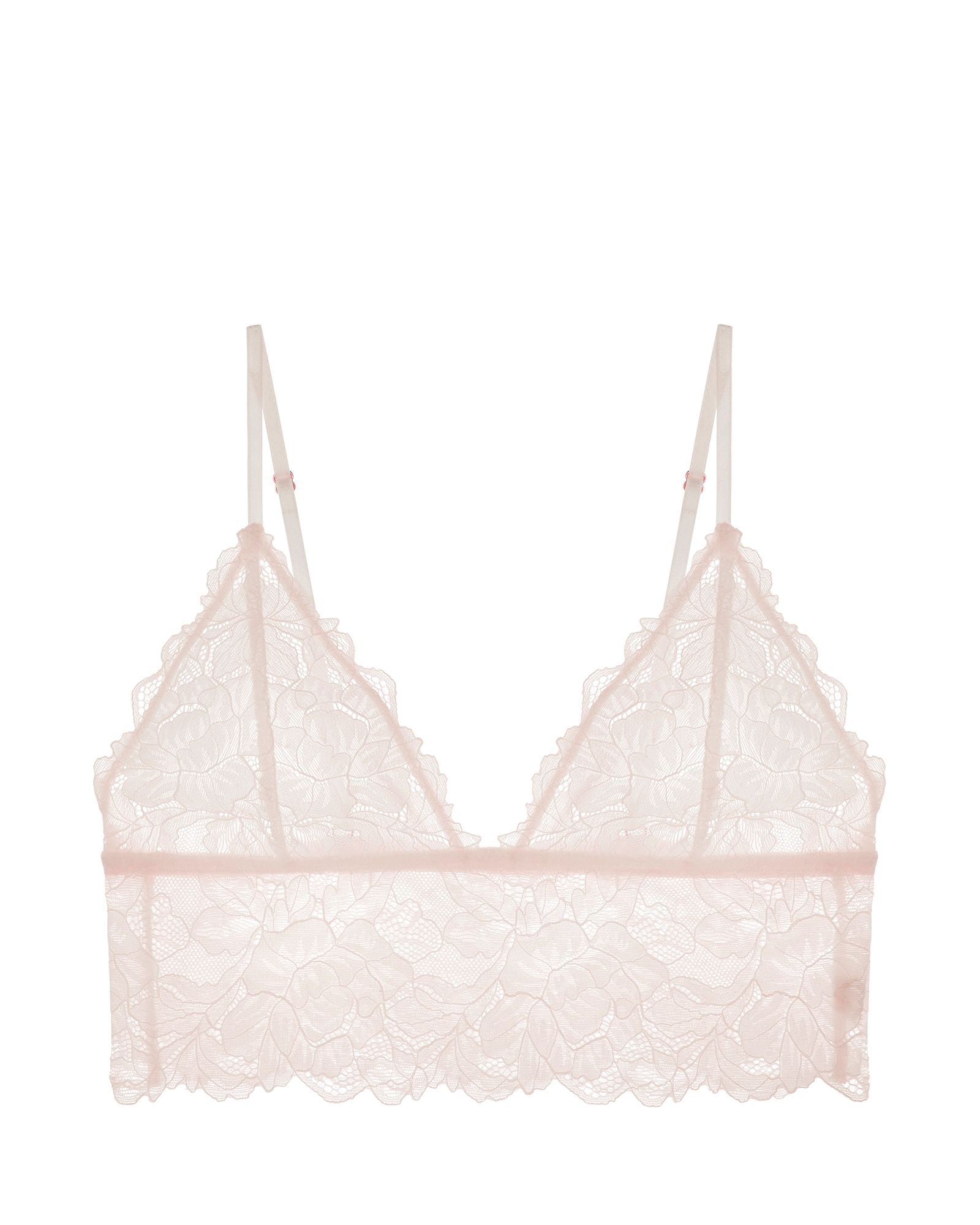 Free People Intimately FP Everyday Lace Longline in pink