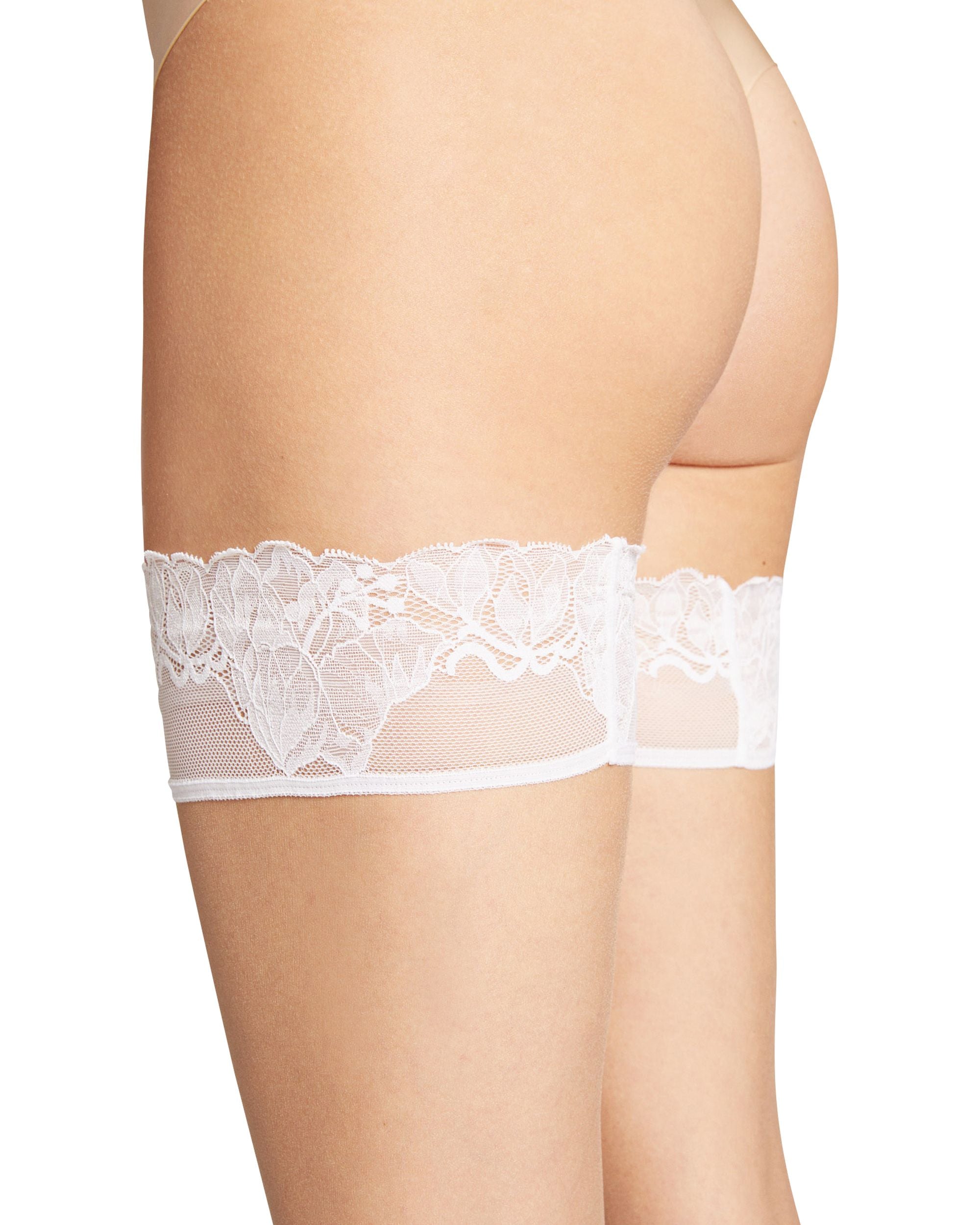 Wolford Nude 8 Lace Stay-Up in beige