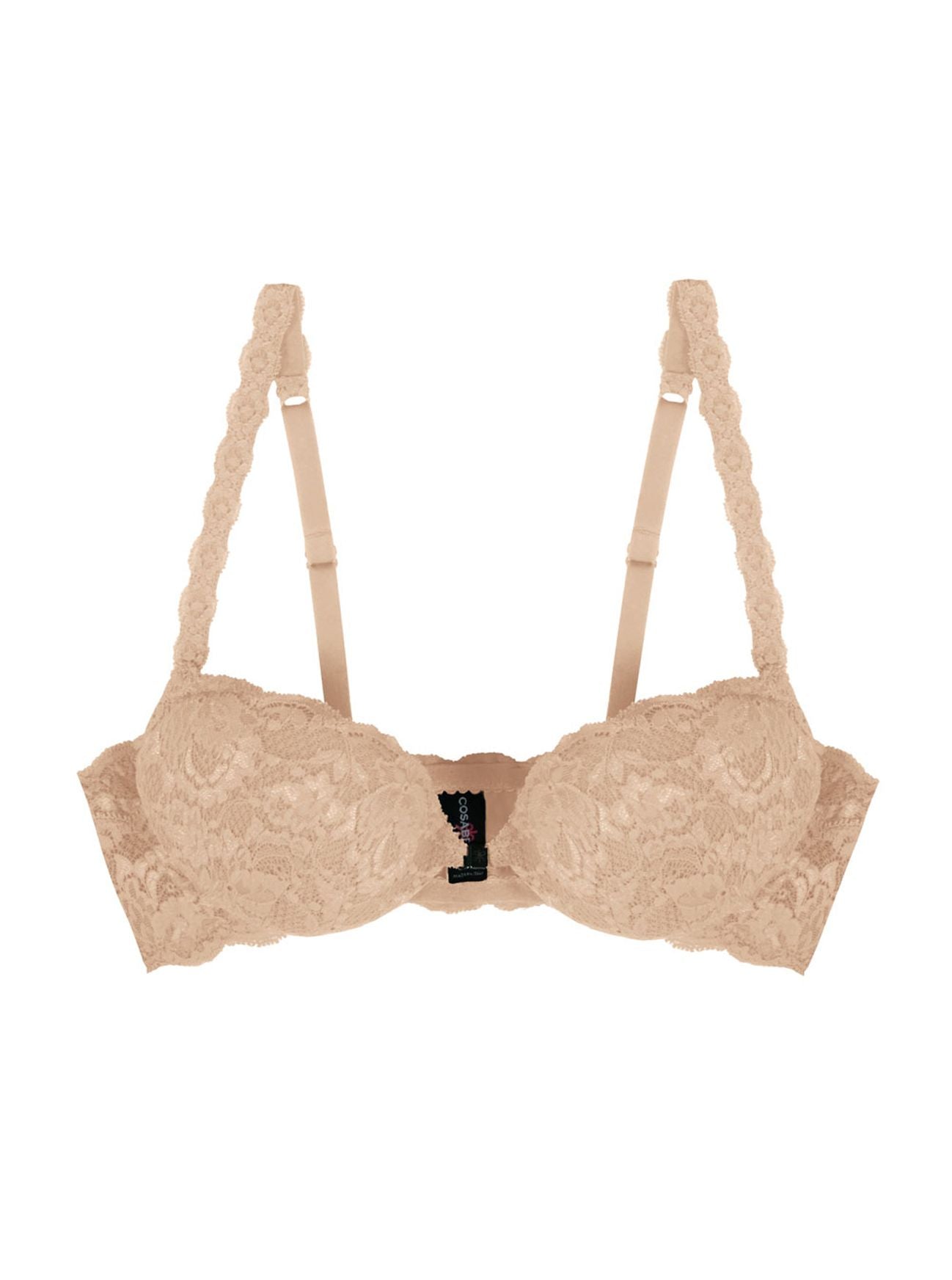 Cosabella Never Say Never Sexie Push-Up Bra in beige