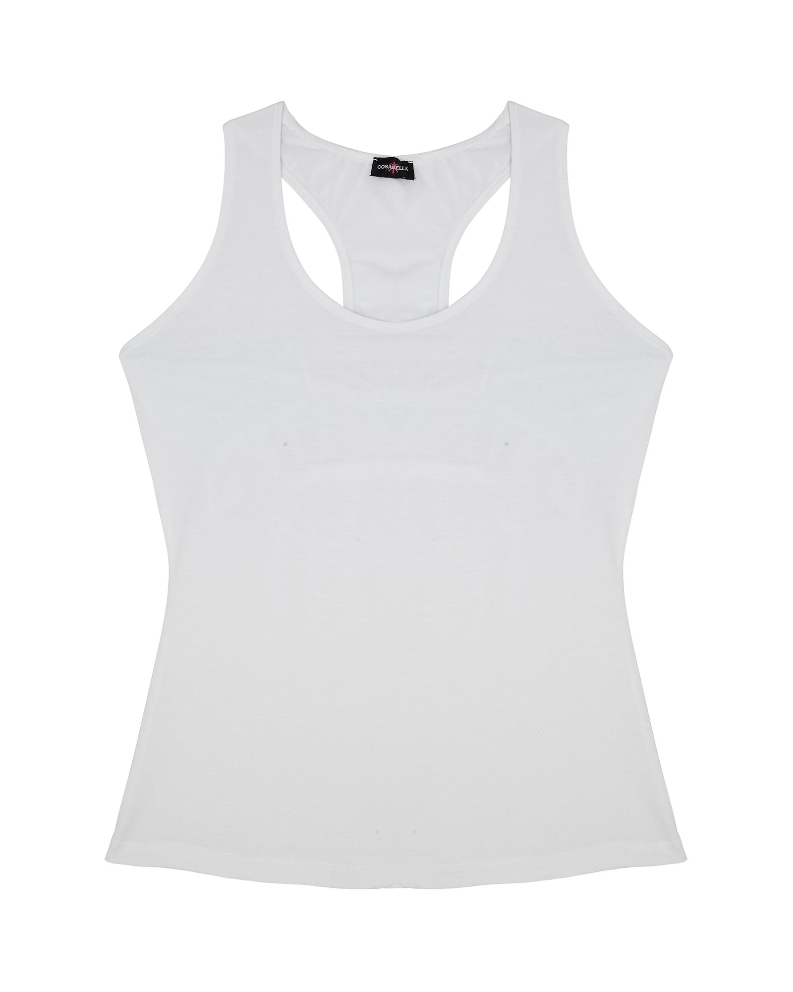 Cosabella Talco Curvy Racerback Cami in white