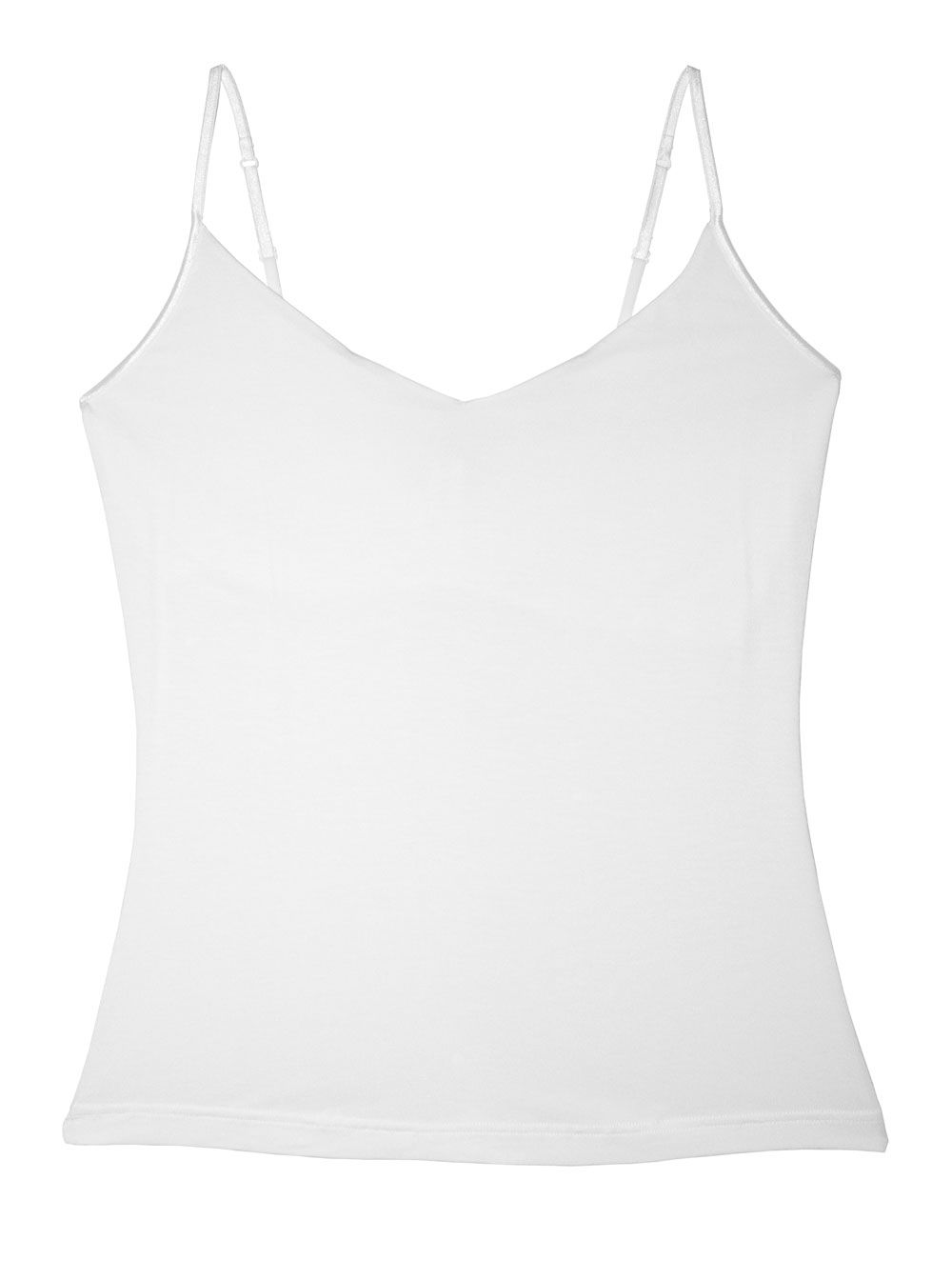 Cosabella Talco Long V Neck Cami in white