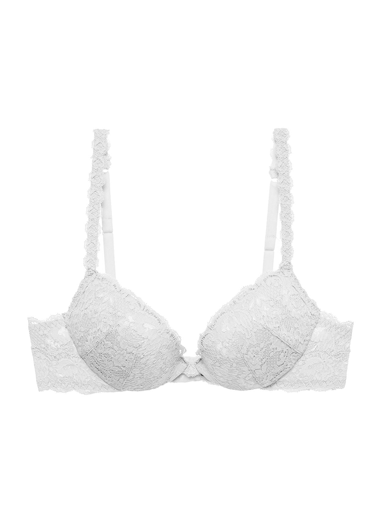 Cosabella Never Say Never Luckie Push-Up Bra in white