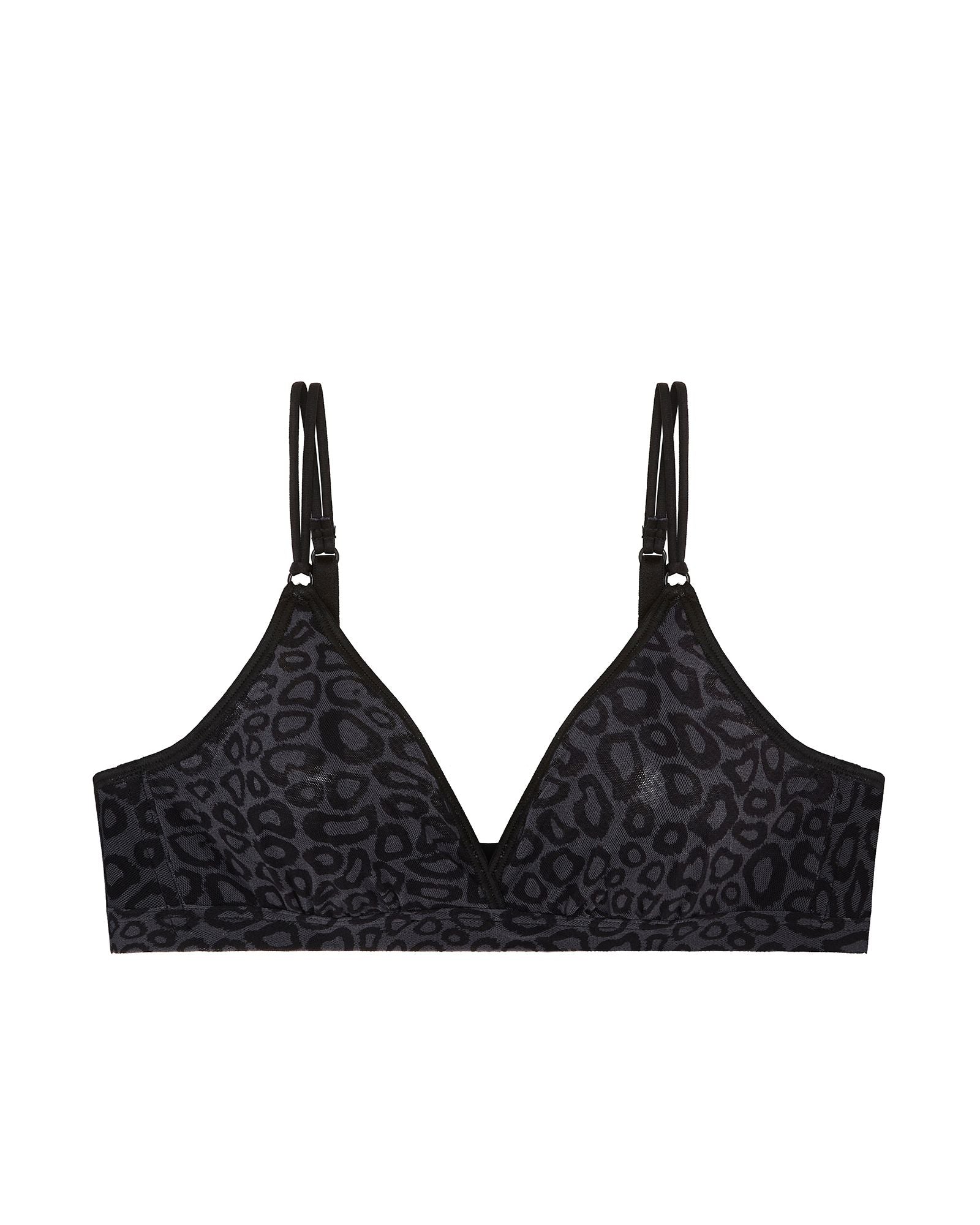 Cosabella Soire Confidence Printed Bralette in black
