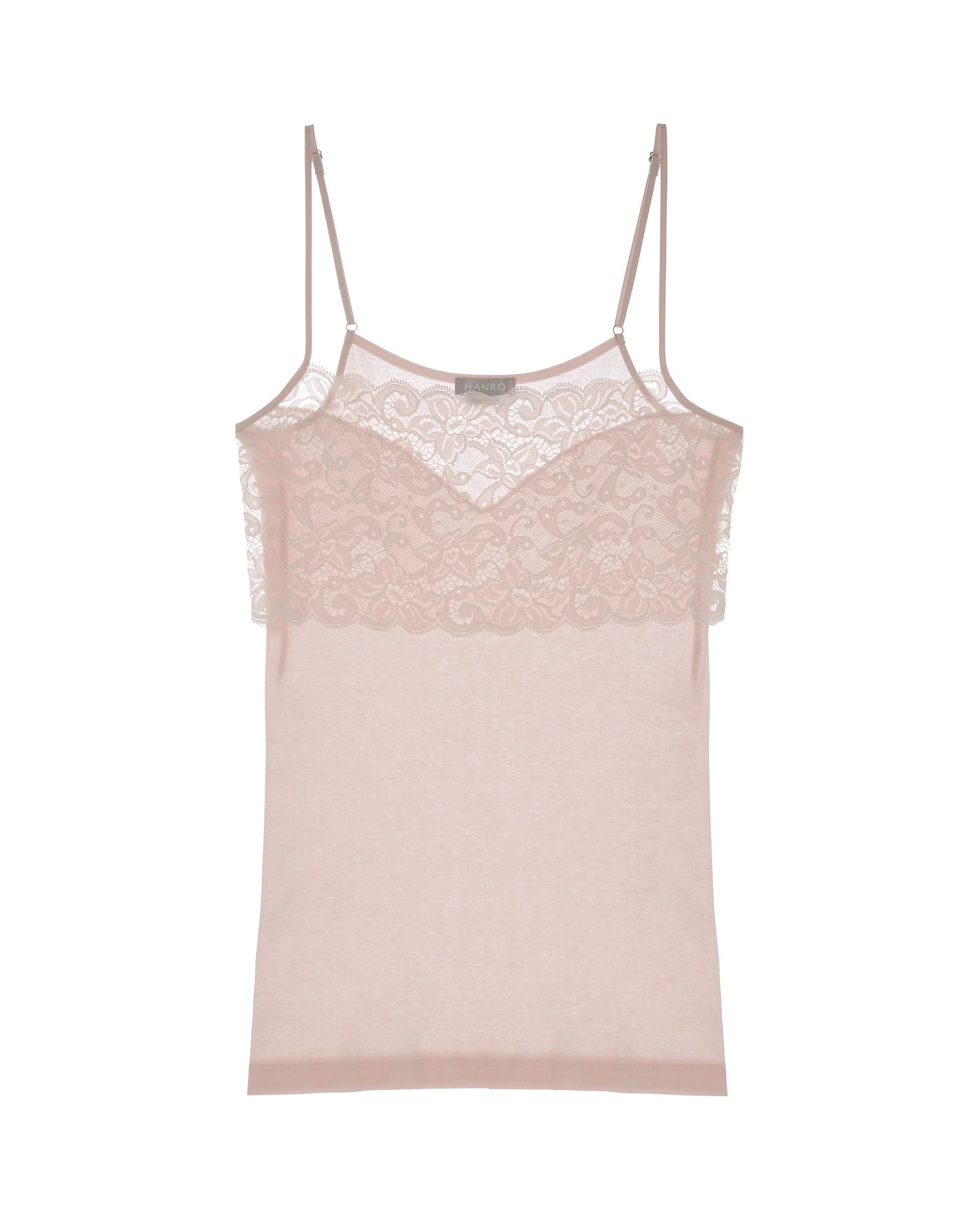 Hanro Luxury Moments Spaghetti Camisole in pink