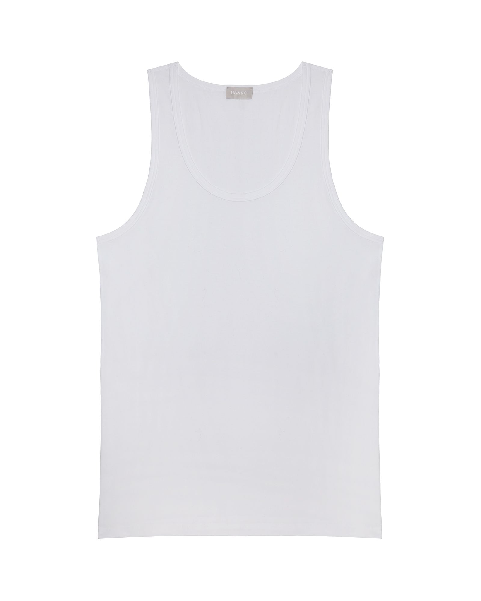 Hanro Cotton Superior Tank Top in white