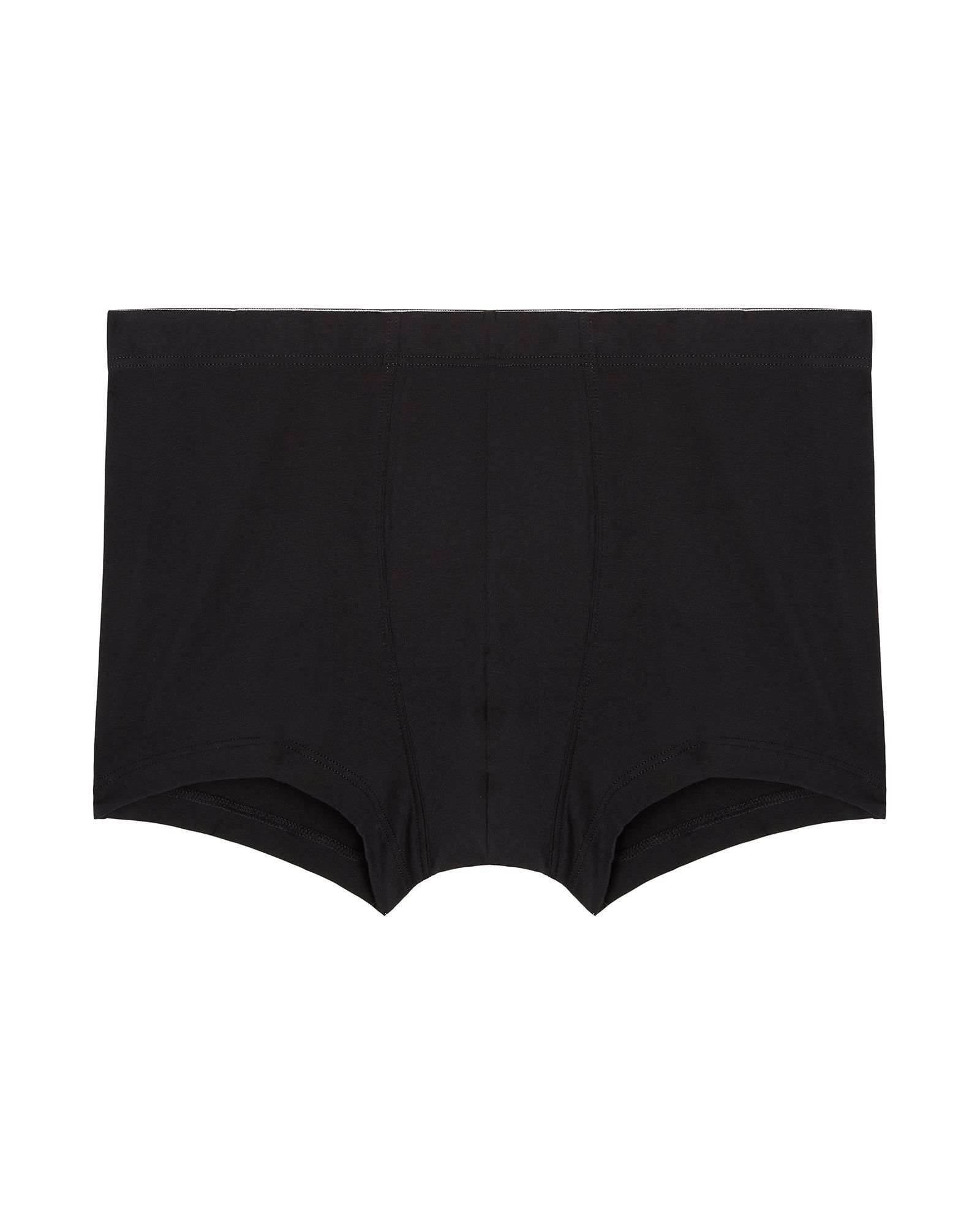 Hanro Cotton Superior Boxer Brief in black