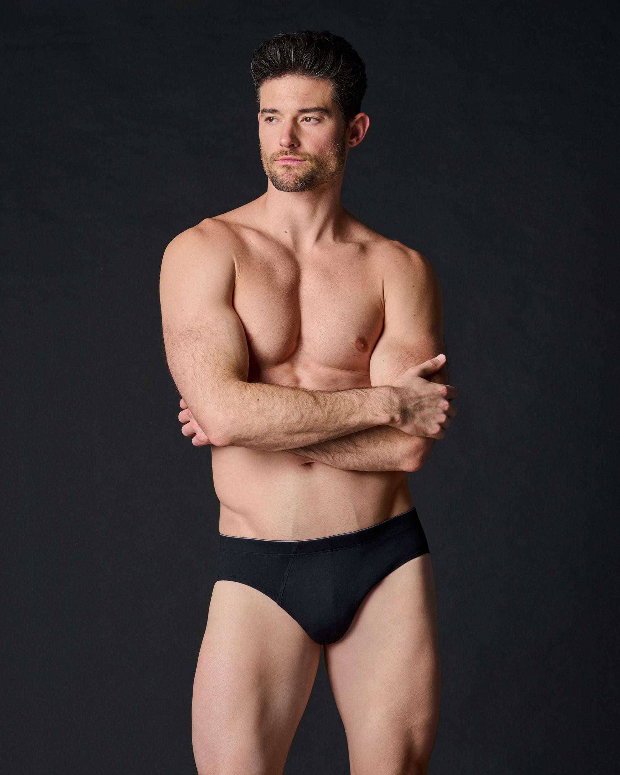 Hanro Cotton Superior Brief in black