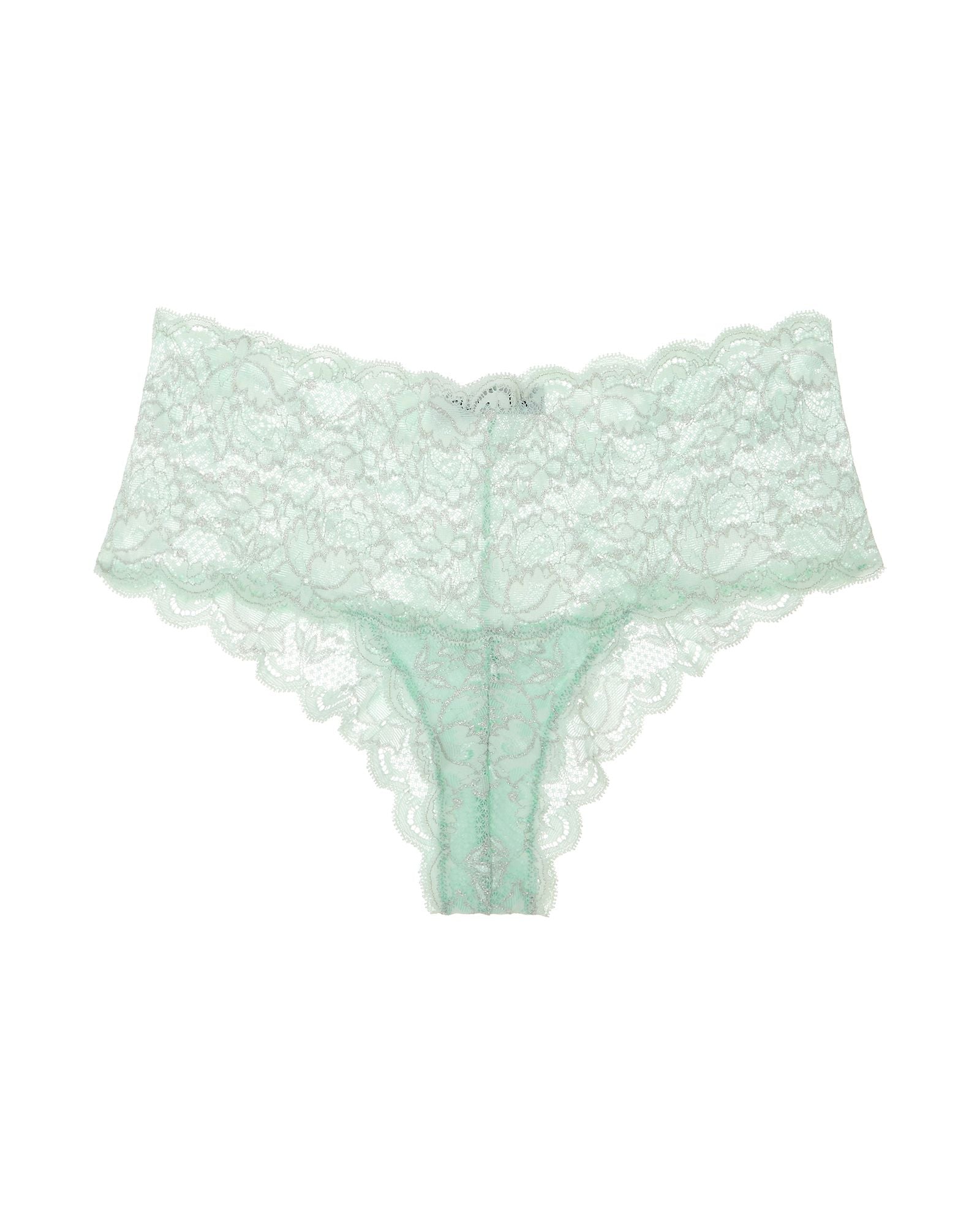 Cosabella Never Say Never Metallics Hottie Low Rise Hotpant in green