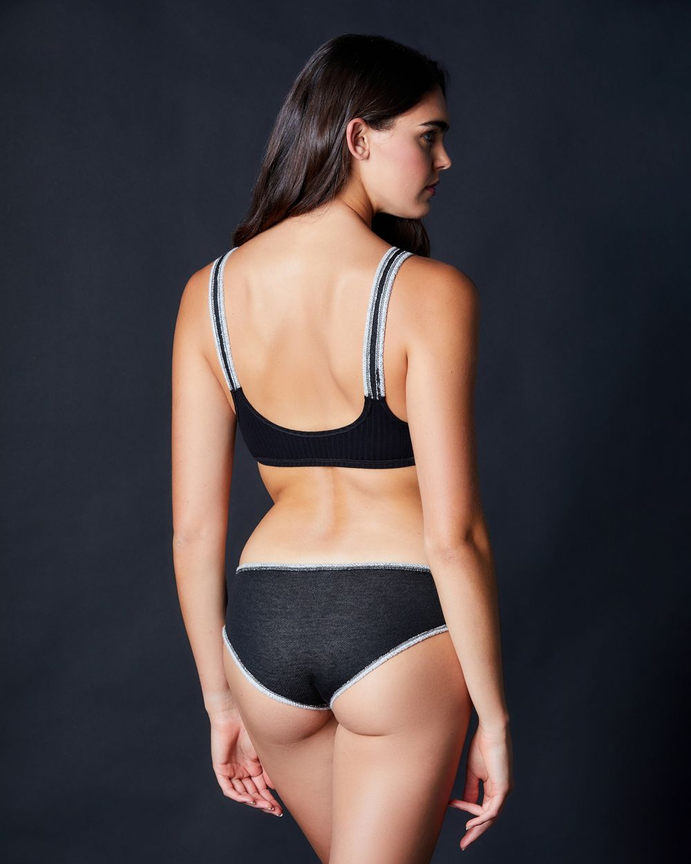 Only Hearts Fleece Hipster in gray