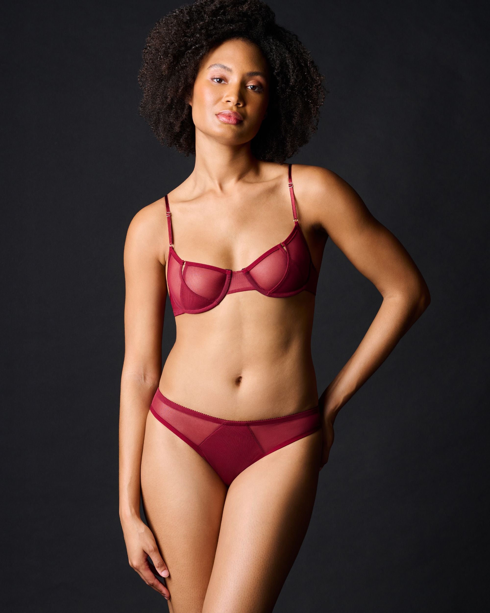 Only Hearts Whisper Coucou Bikini in red