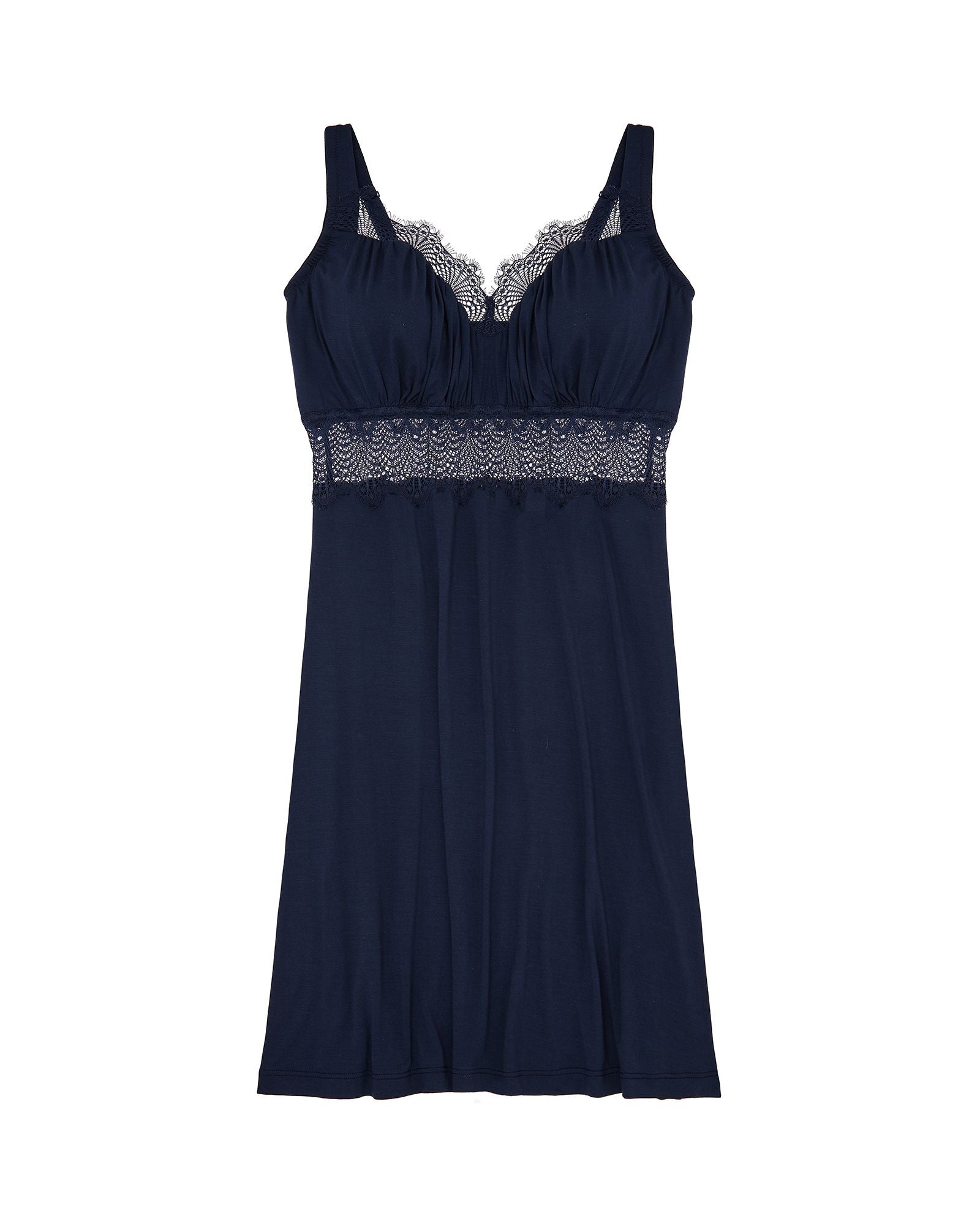 Cosabella Allure Curvy Chemise in blue