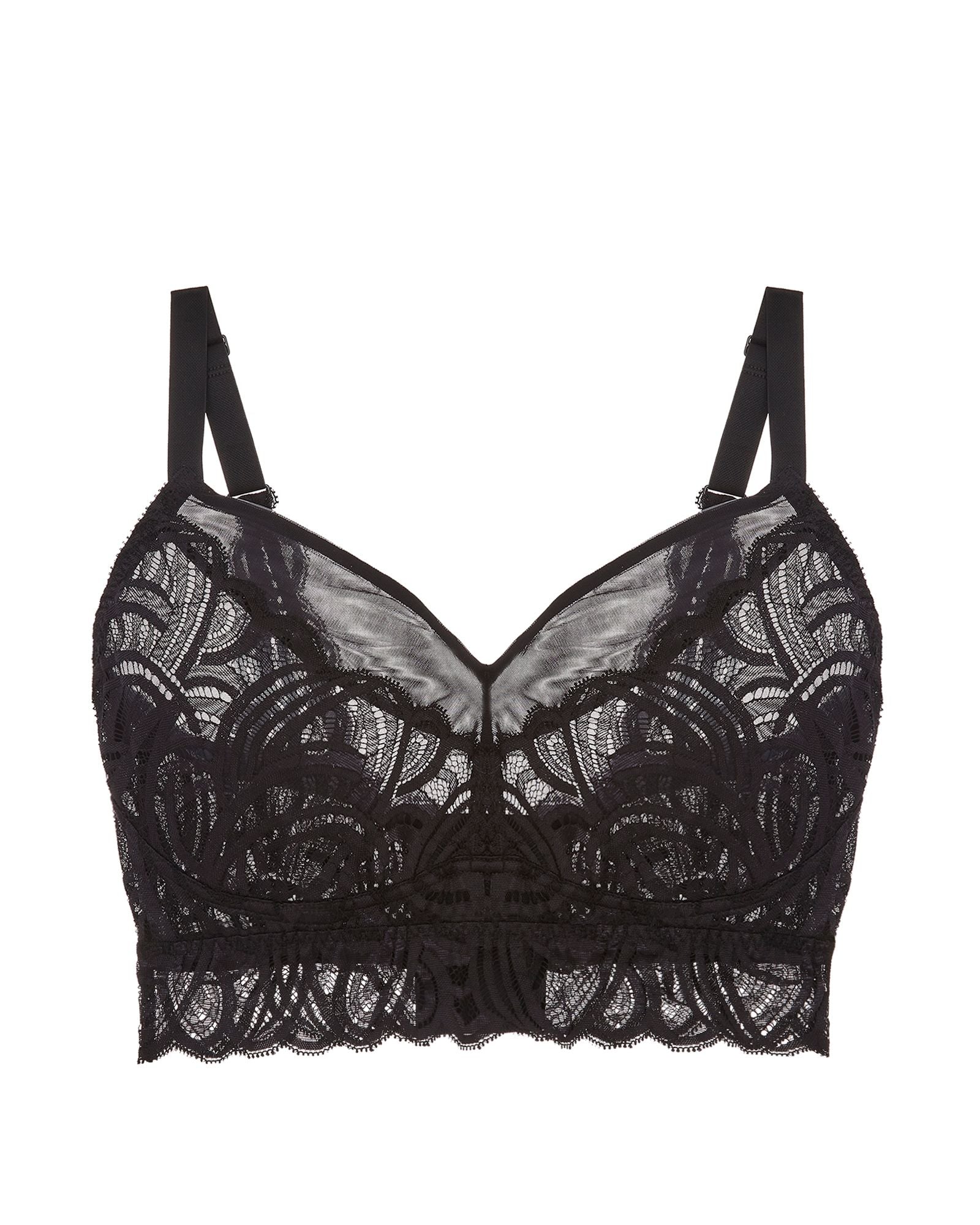 Cosabella Puglia Curvy Bralette in black