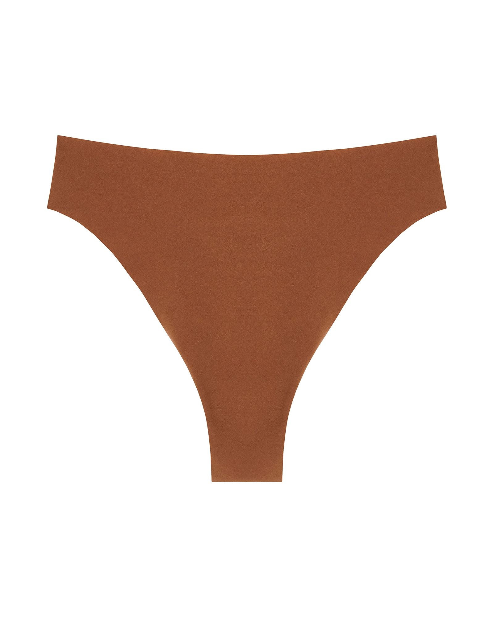 Cosabella Free Cut Micro High Waist Thong in brown