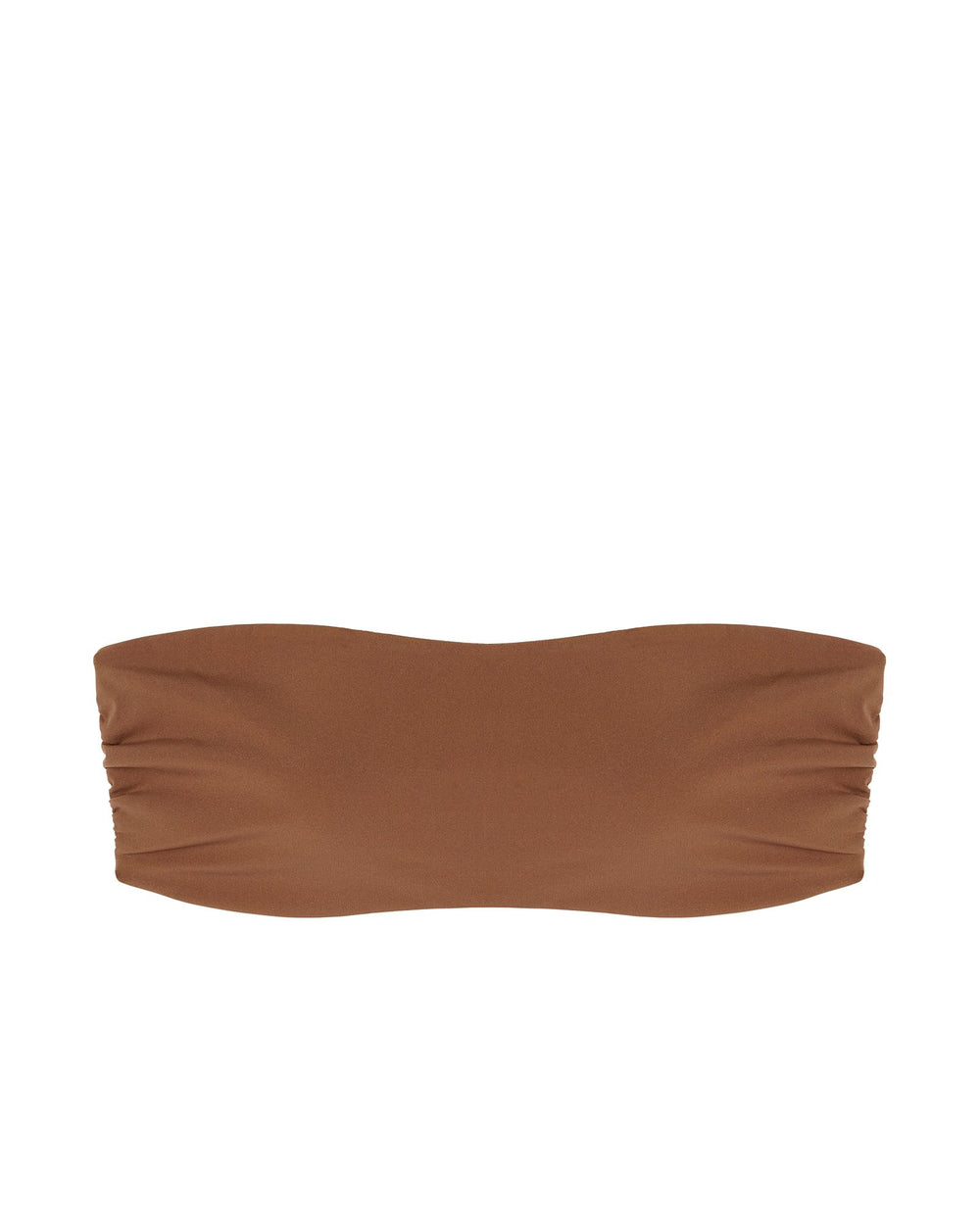 Cosabella Free Cut Bandeau Bra in brown