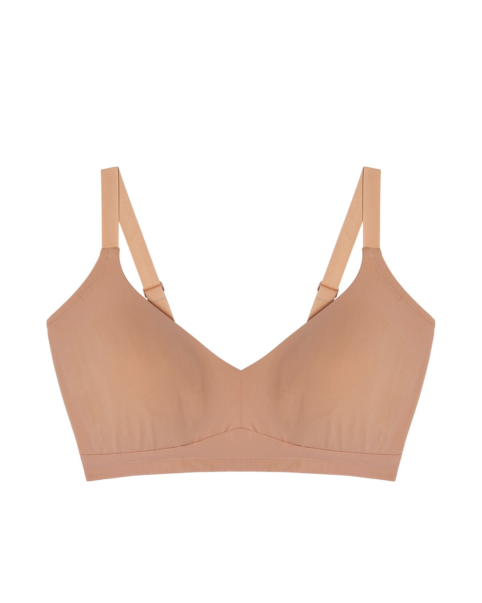 Cosabella Free Cut Micro Curvy Bralette in beige