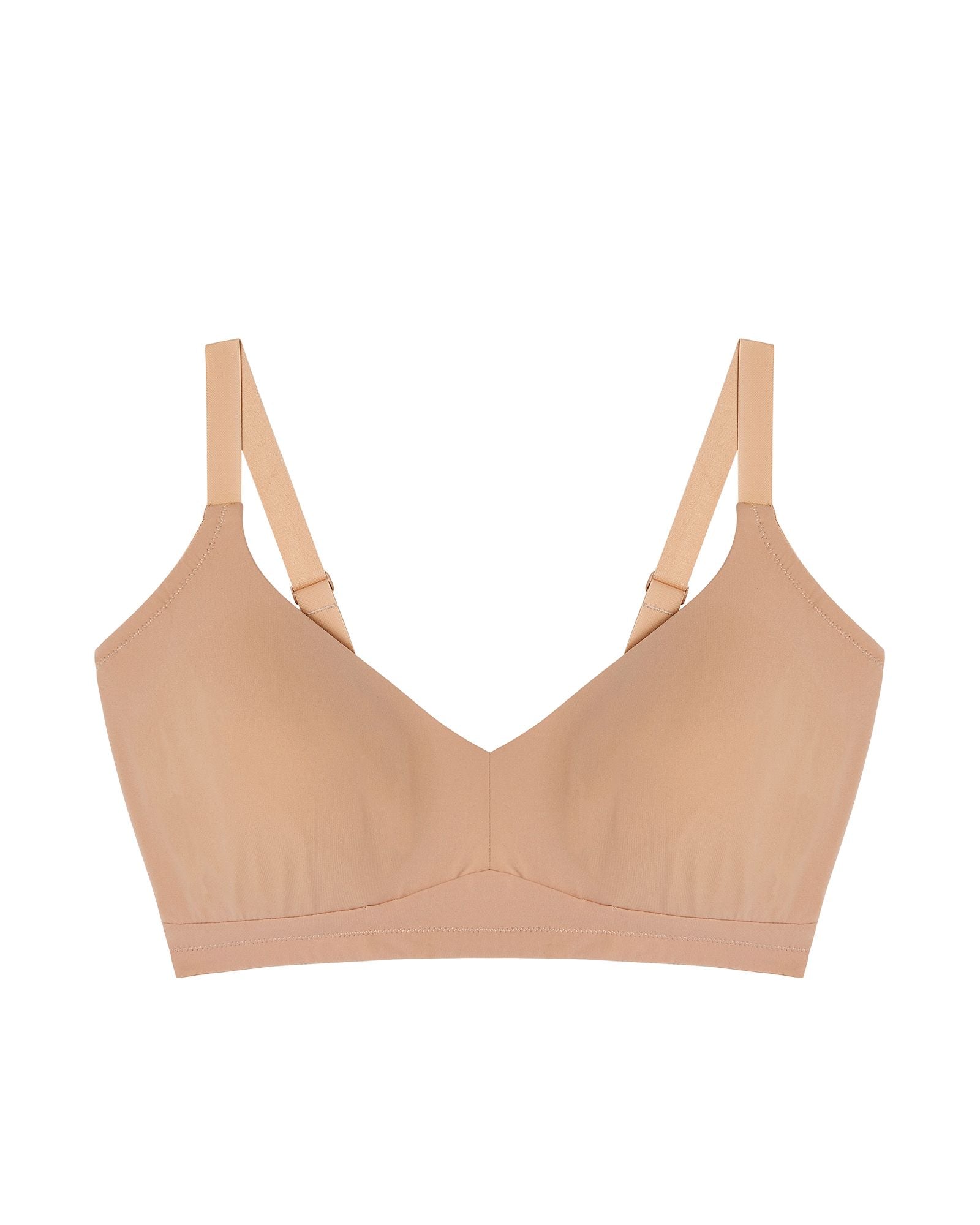 Cosabella Free Cut Micro Curvy Bralette in beige