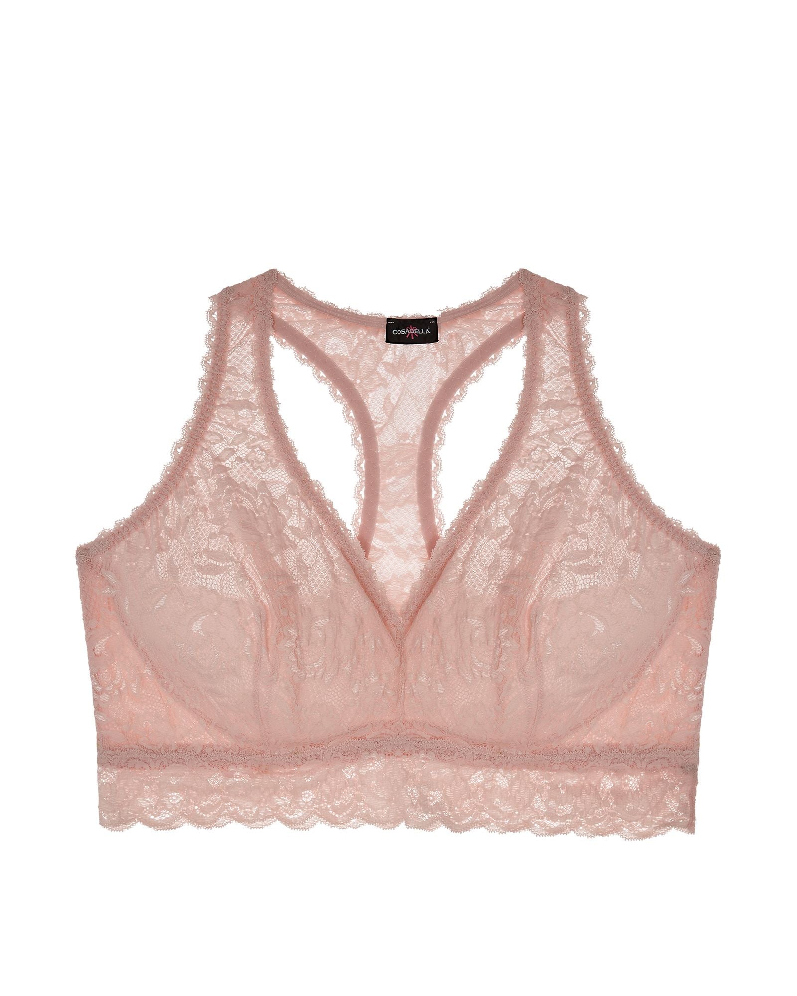 Cosabella Never Say Never Extended Racie Racerback Bralette in pink