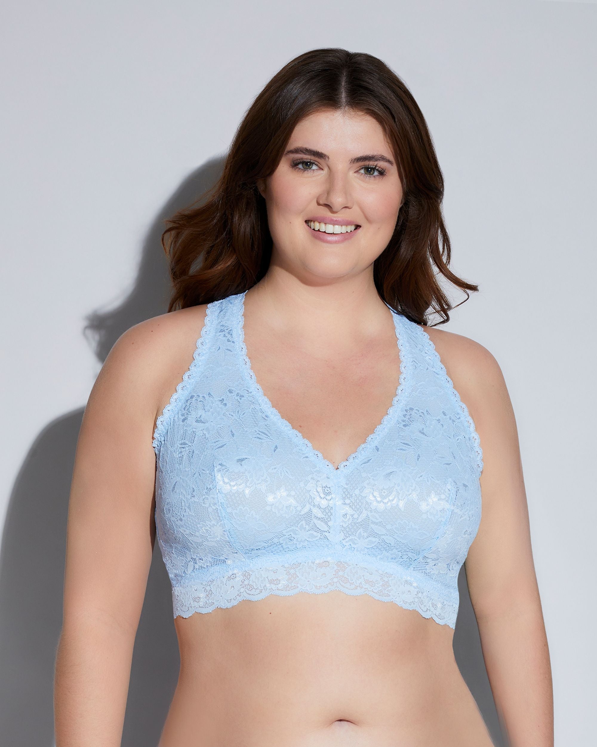 Cosabella Never Say Never Extended Racie Racerback Bralette in blue