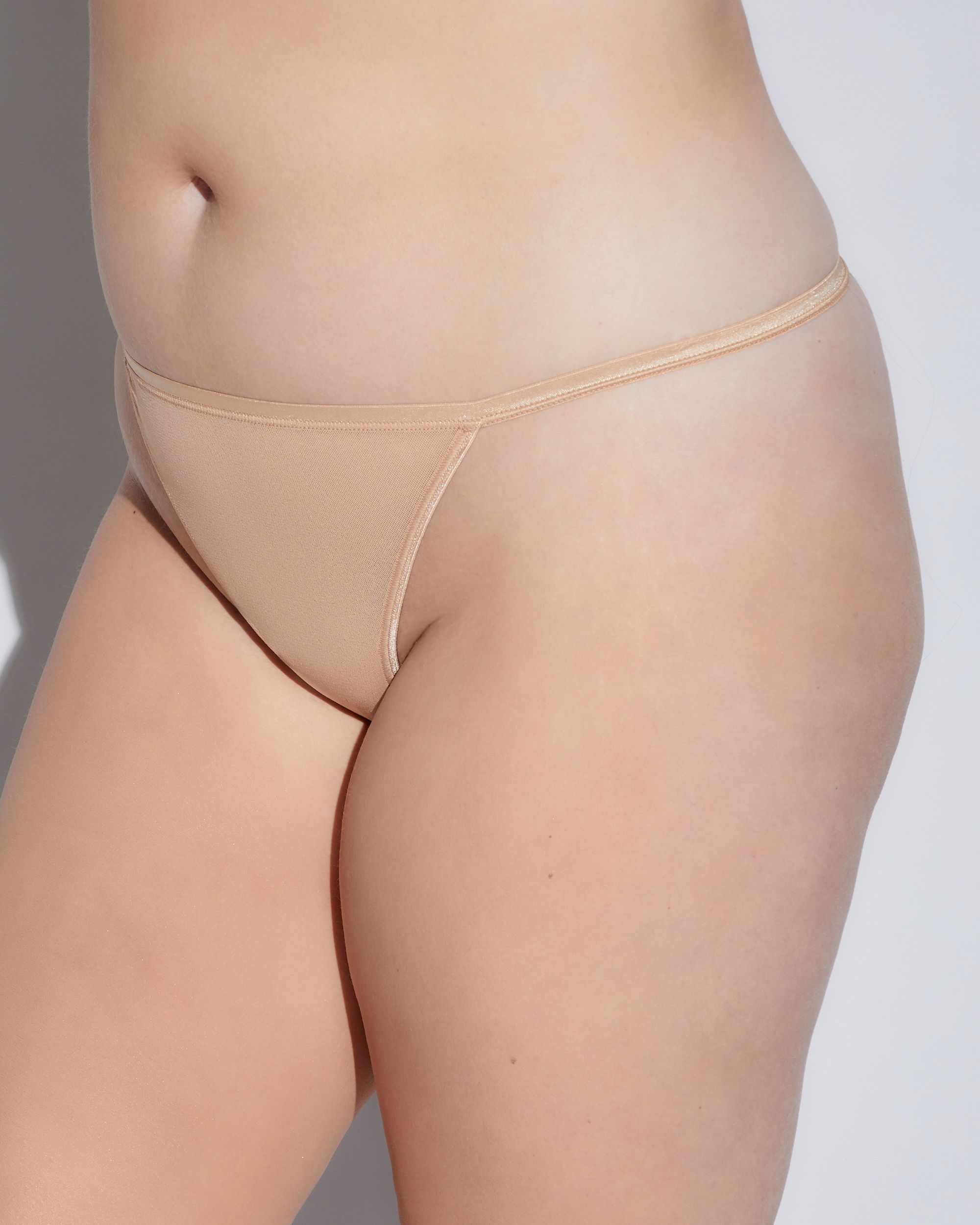 Cosabella Soire Confidence Extended G-String in beige