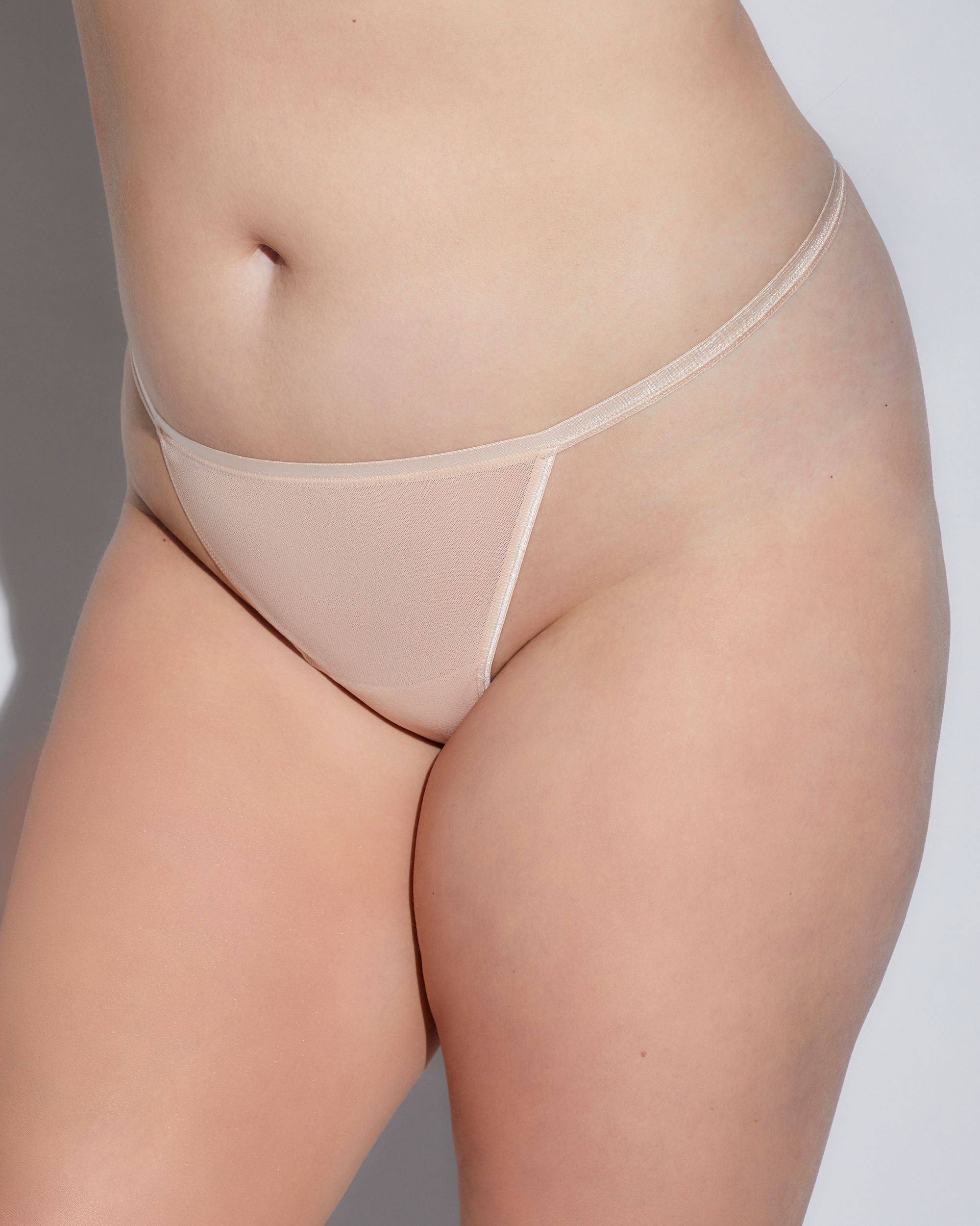 Cosabella Soire Confidence Extended G-String in beige