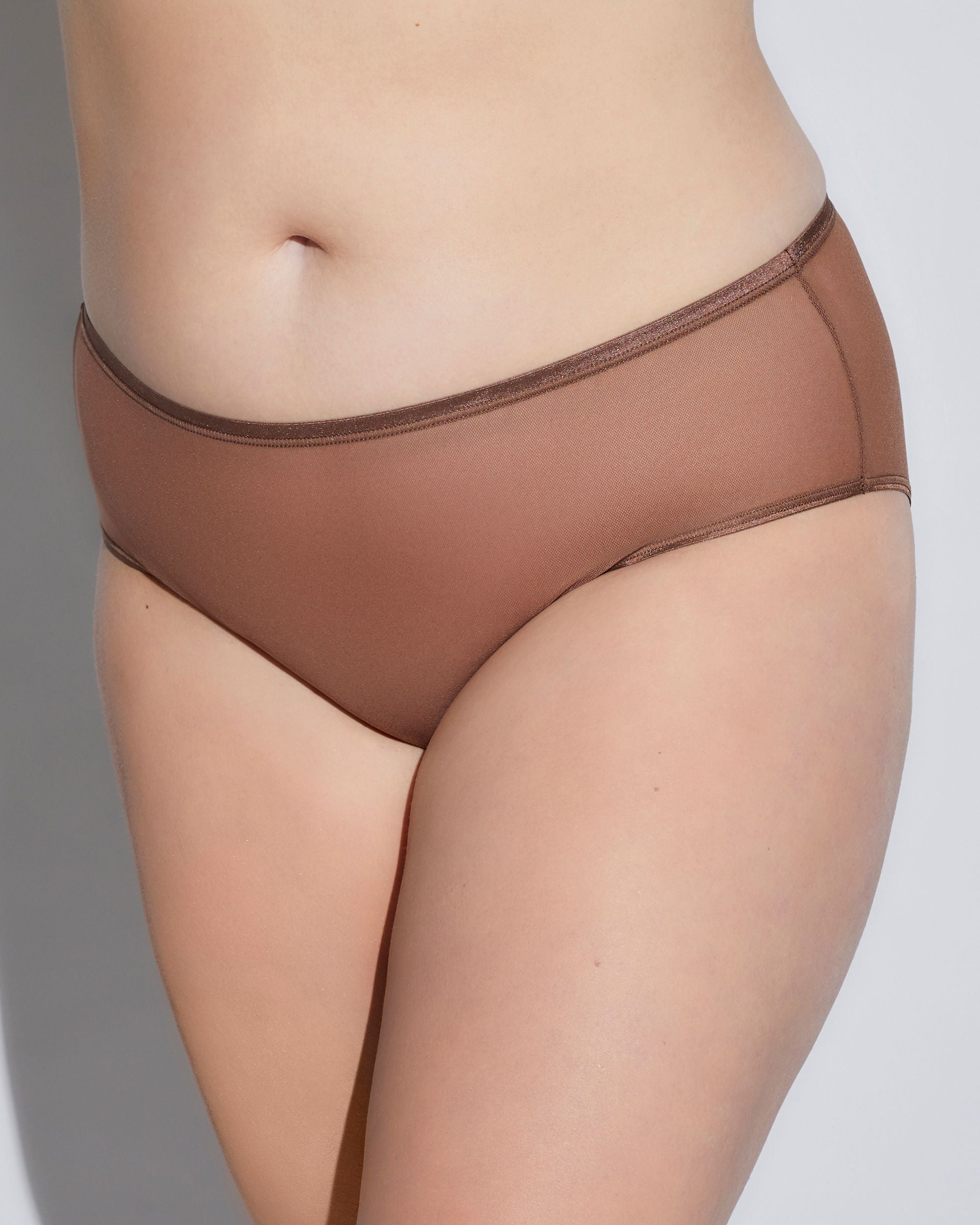 Cosabella Soire Confidence Extended Boyleg in brown